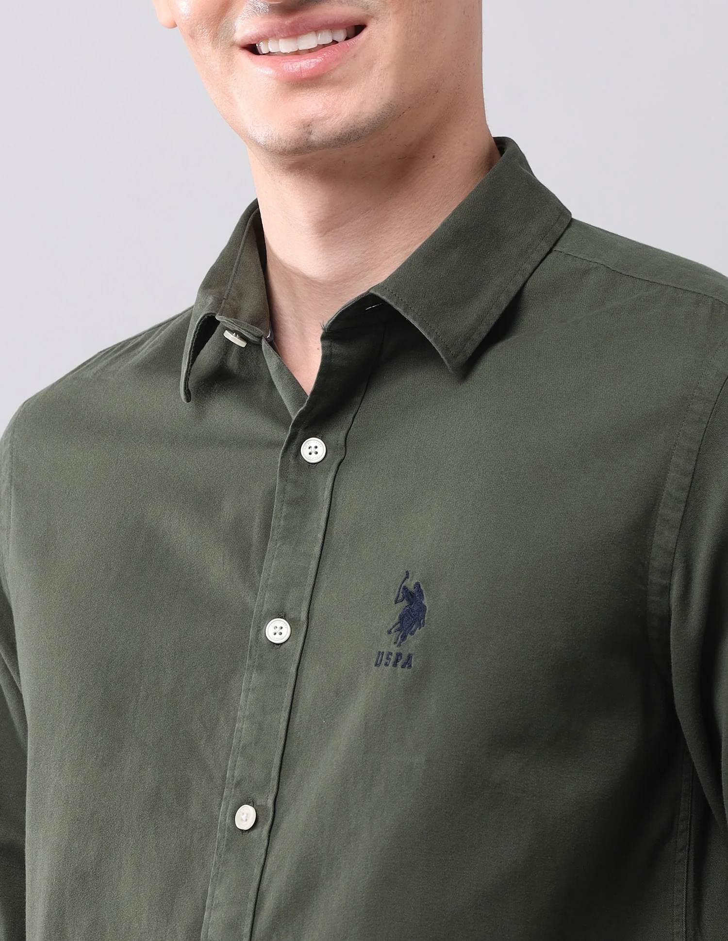 Solid Slim Fit Shirt - Image 7