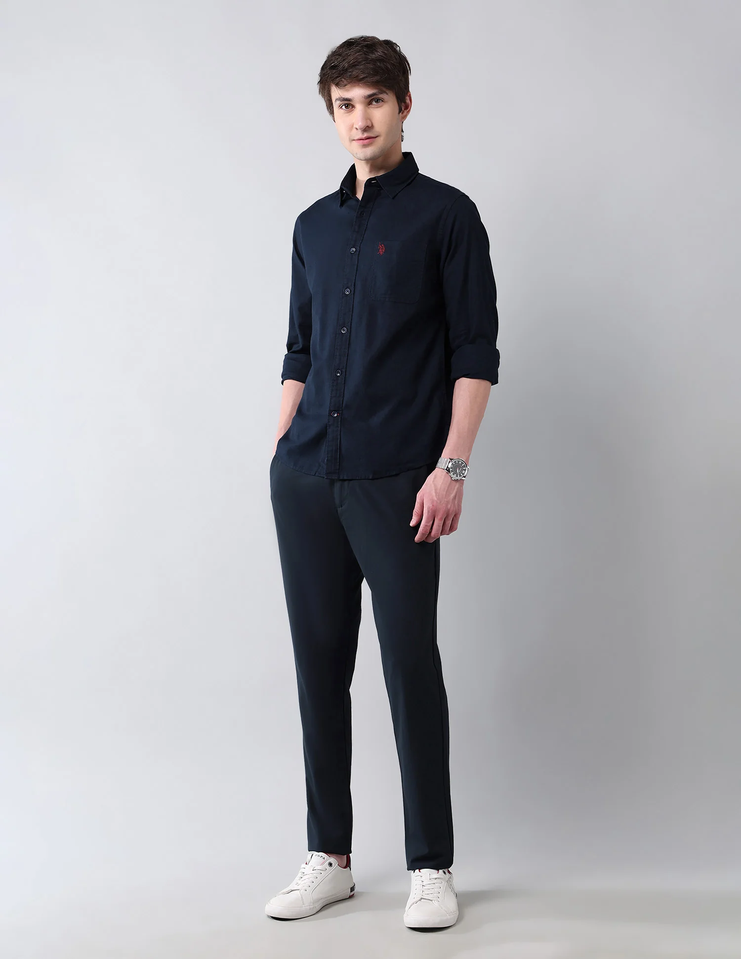 Solid Slim Fit Shirt - Image 3
