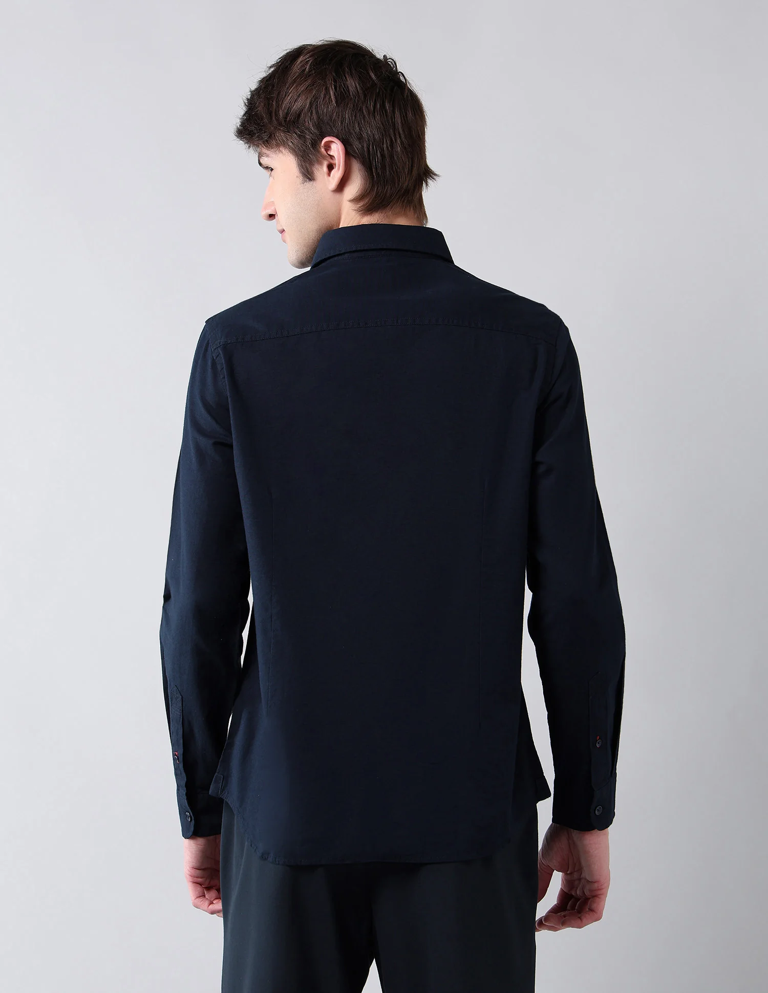 Solid Slim Fit Shirt - Image 5