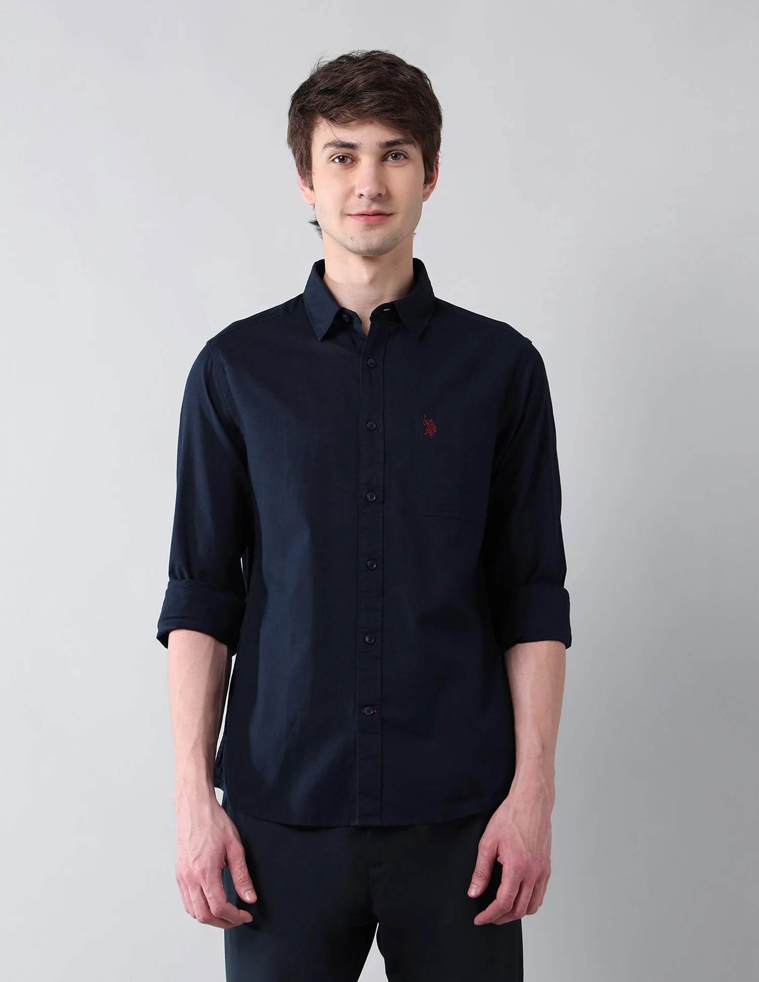 Solid Slim Fit Shirt - Image 6