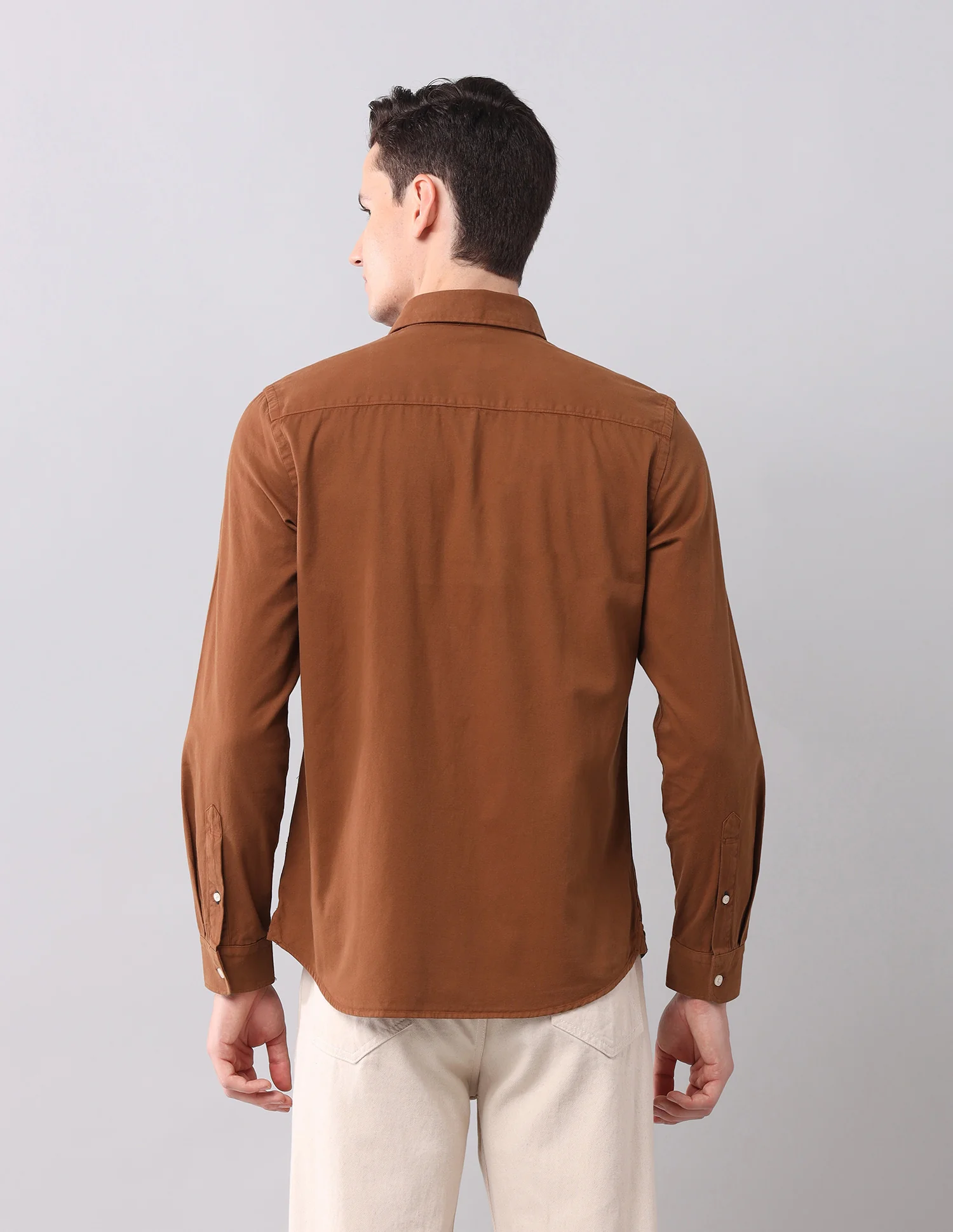 Solid Slim Fit Shirt - Image 5