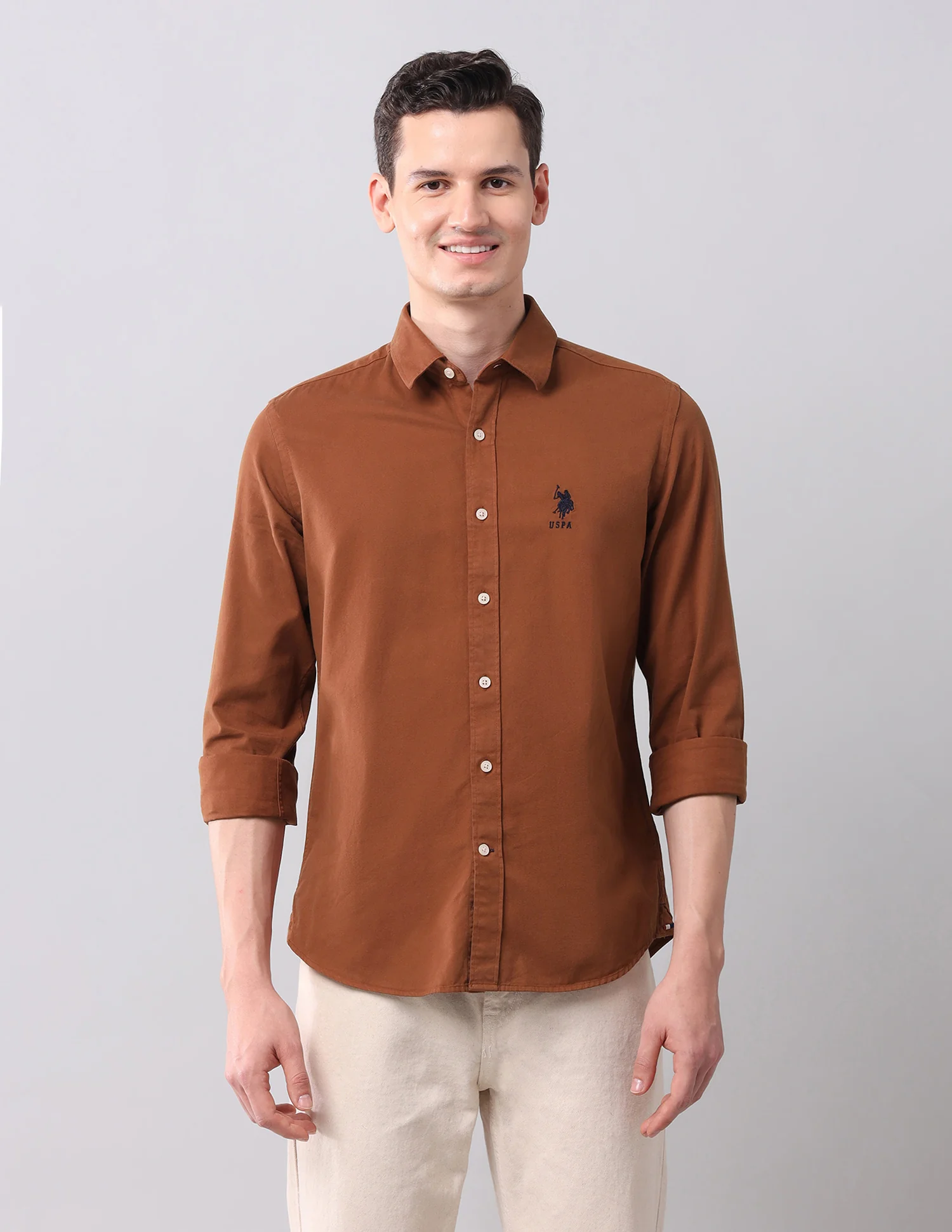 Solid Slim Fit Shirt - Image 6
