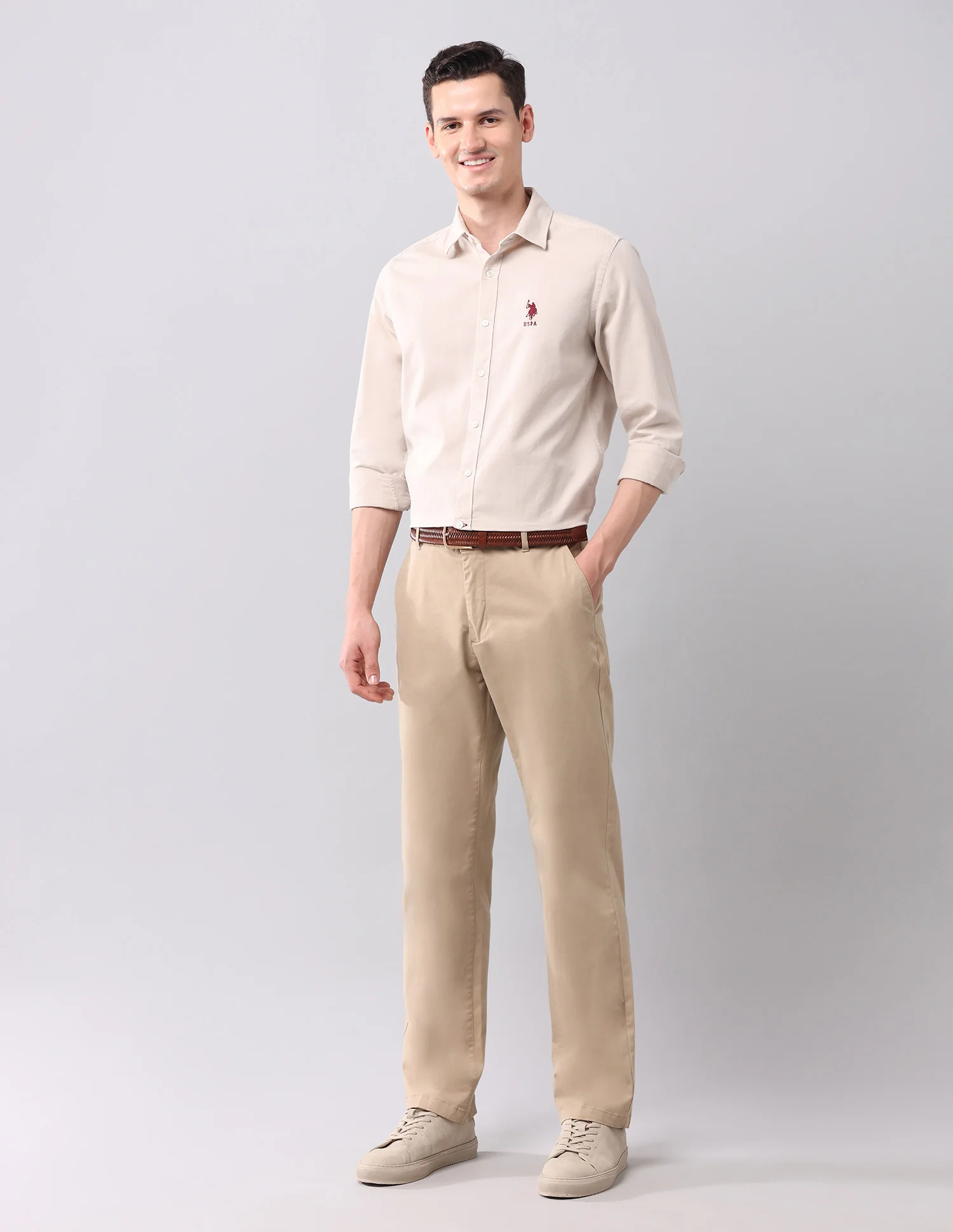 Solid Slim Fit Shirt - Image 3