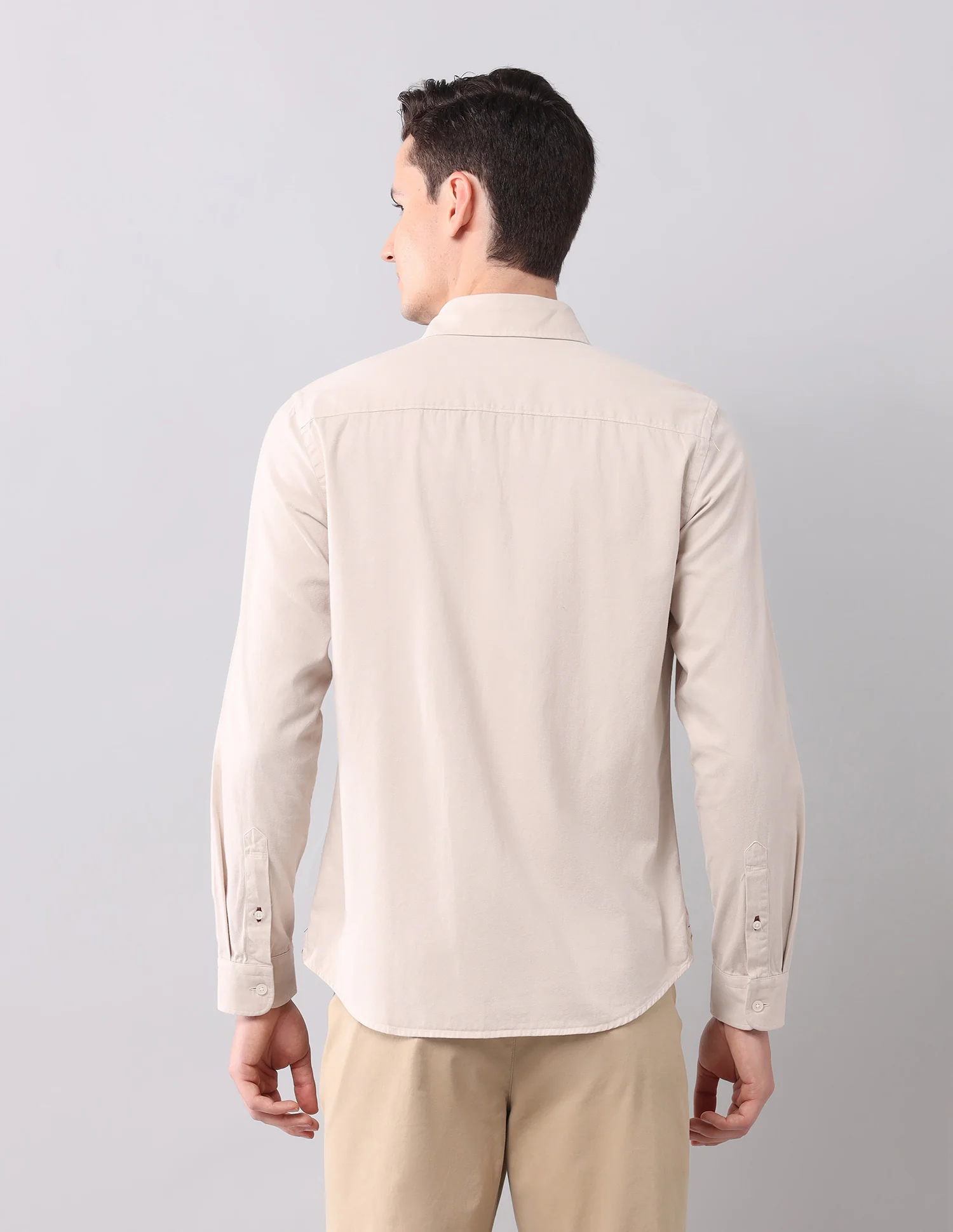 Solid Slim Fit Shirt - Image 5