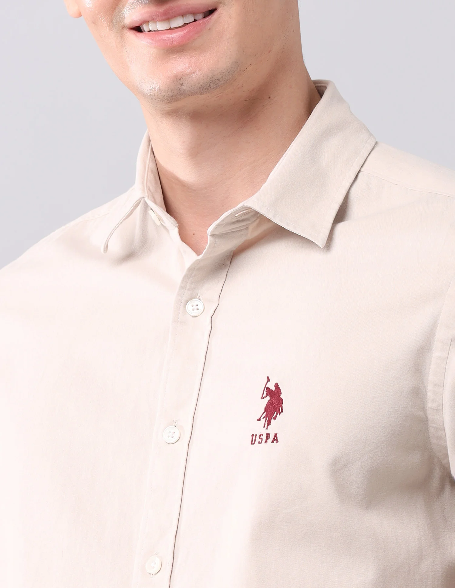 Solid Slim Fit Shirt - Image 7