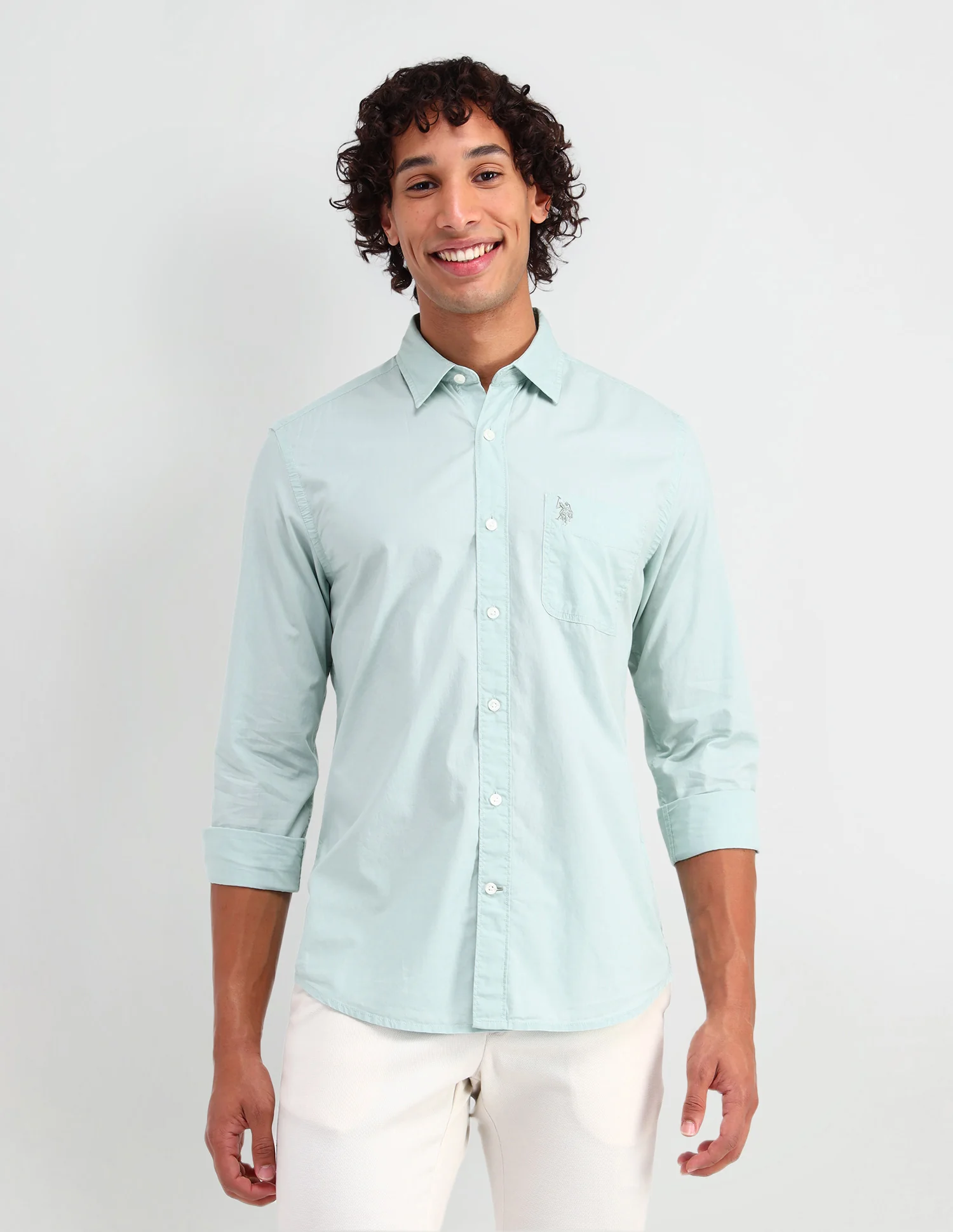 Solid Slim Fit Shirt - Image 6
