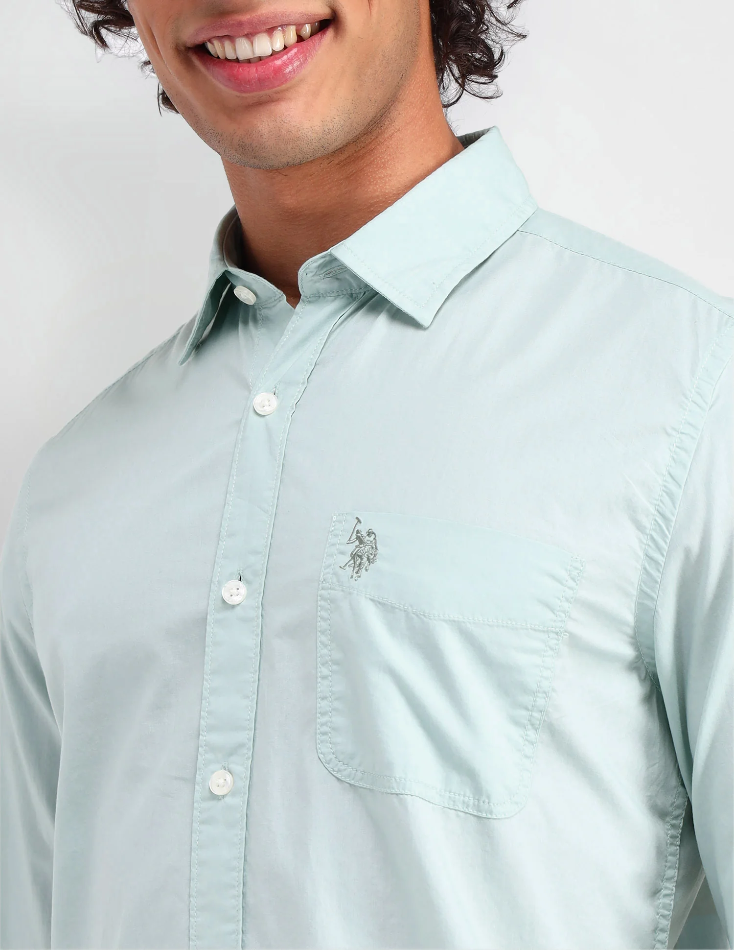 Solid Slim Fit Shirt - Image 7