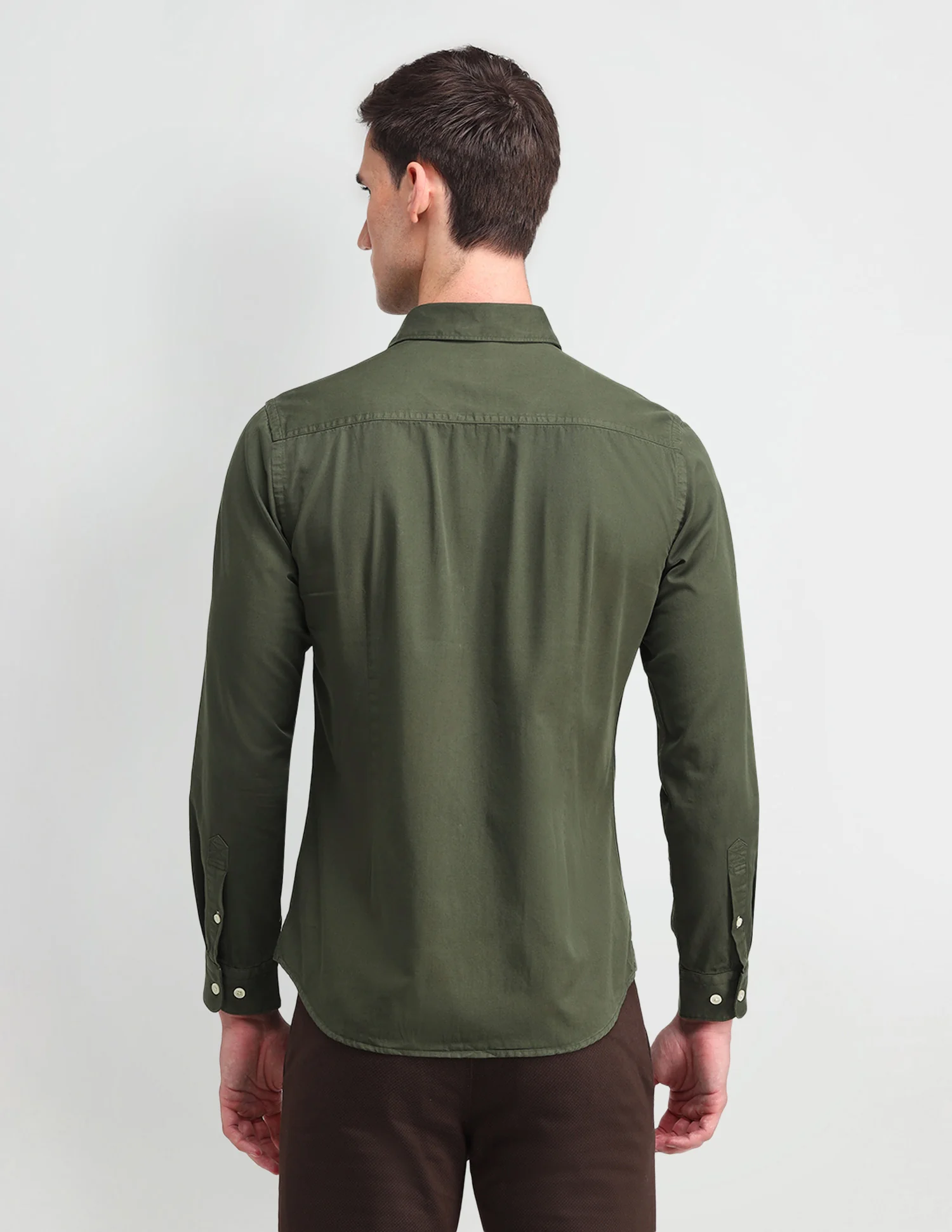 Solid Slim Fit Shirt - Image 5