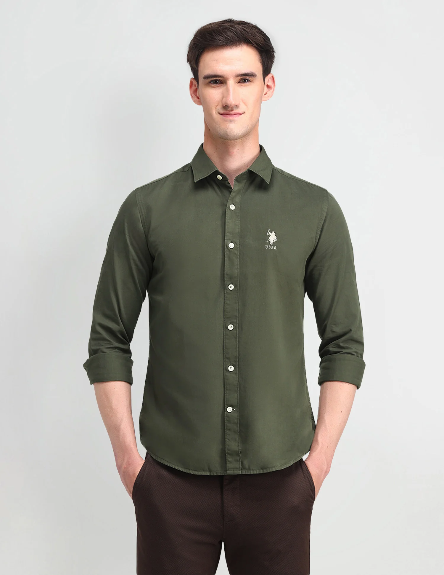 Solid Slim Fit Shirt - Image 6