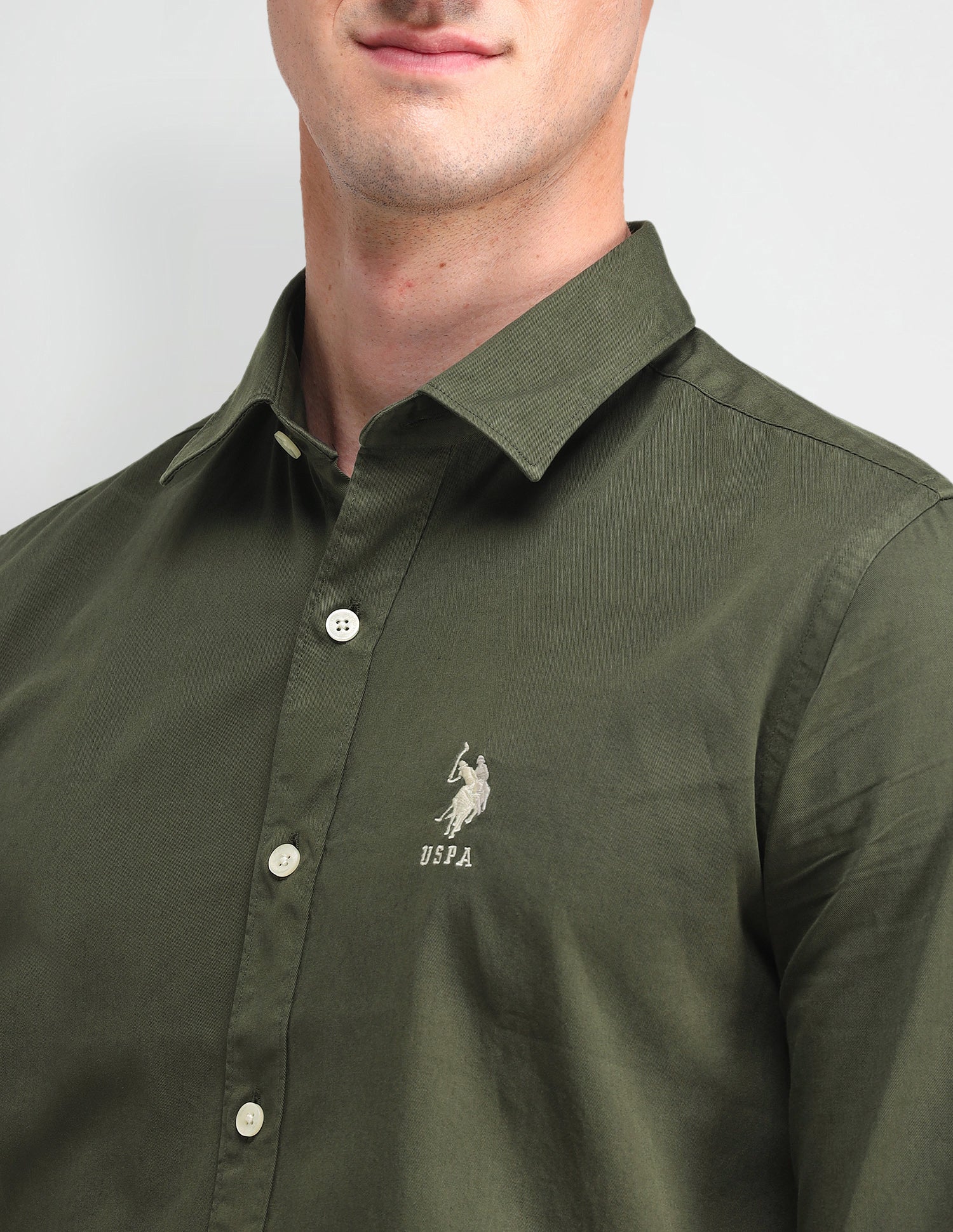 Solid Slim Fit Shirt - Image 7