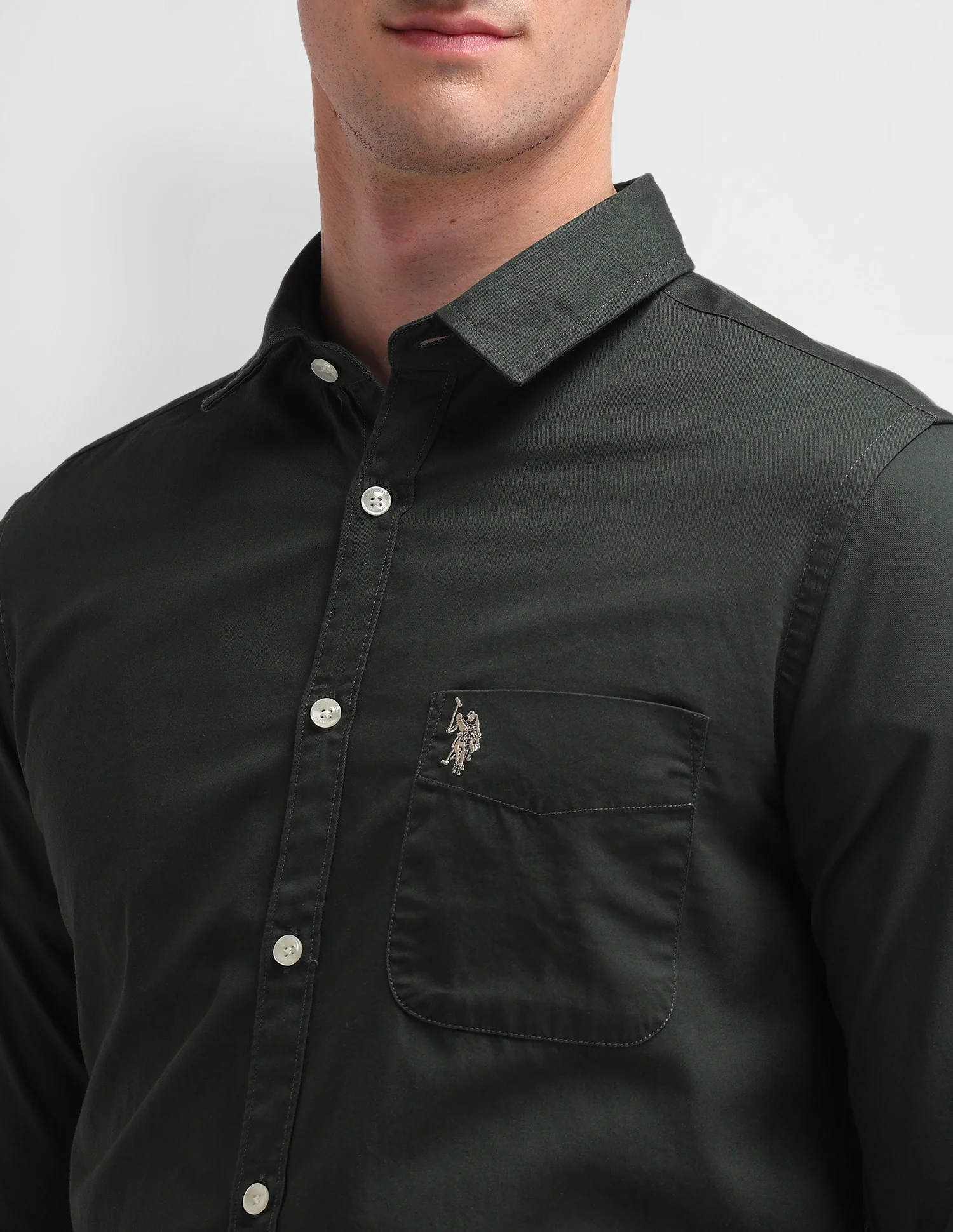 Solid Slim Fit Shirt - Image 7