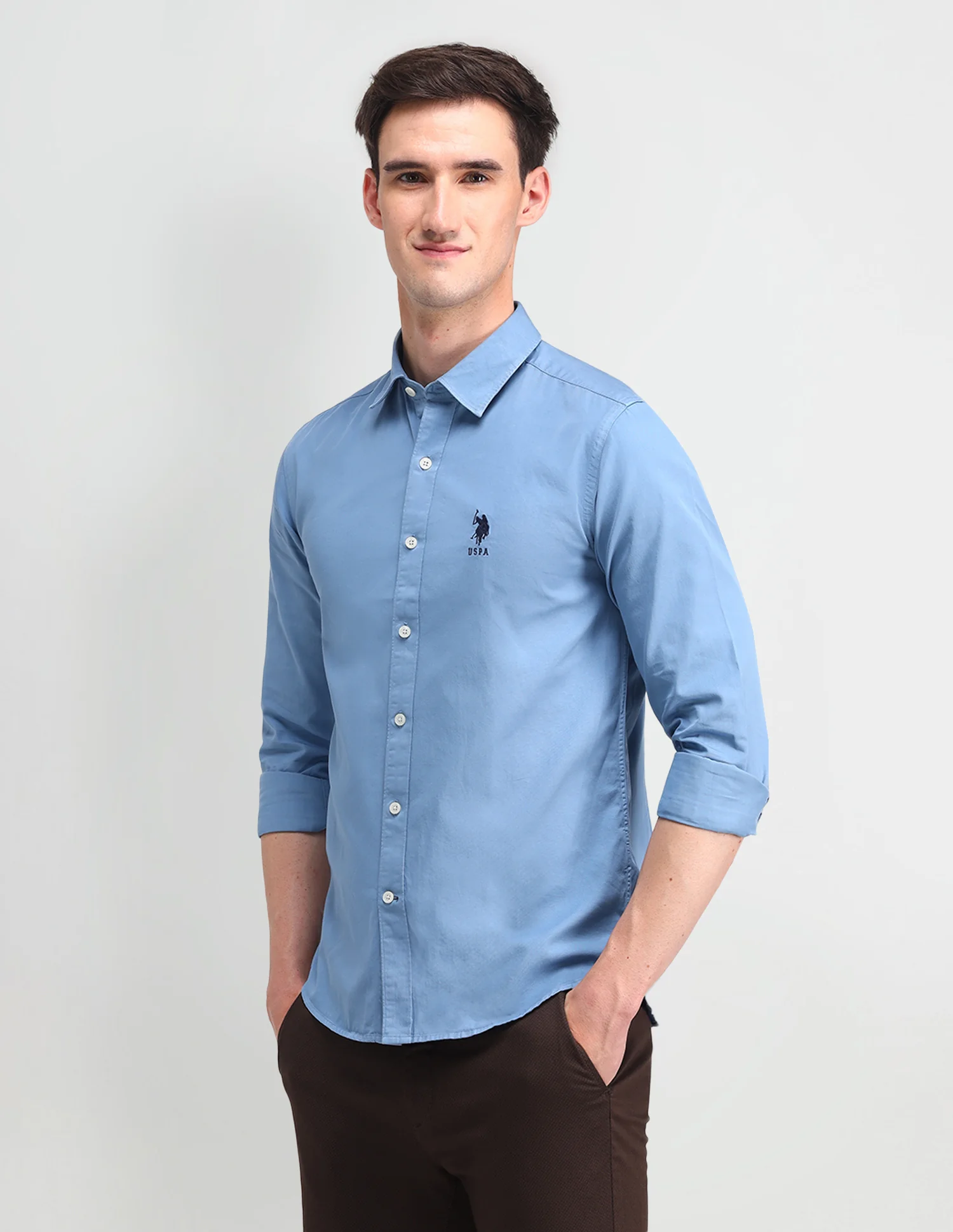 Solid Slim Fit Shirt - Image 4