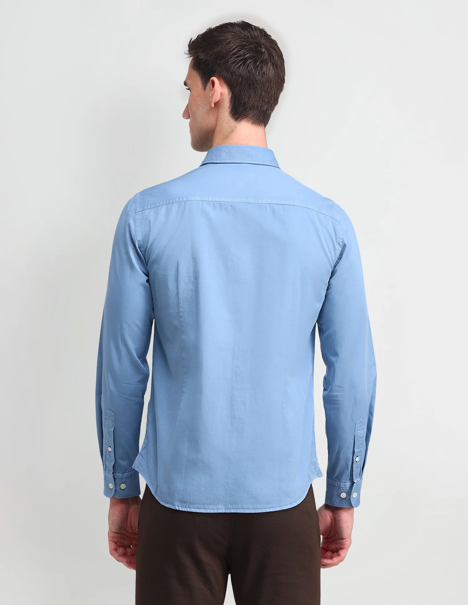 Solid Slim Fit Shirt - Image 5
