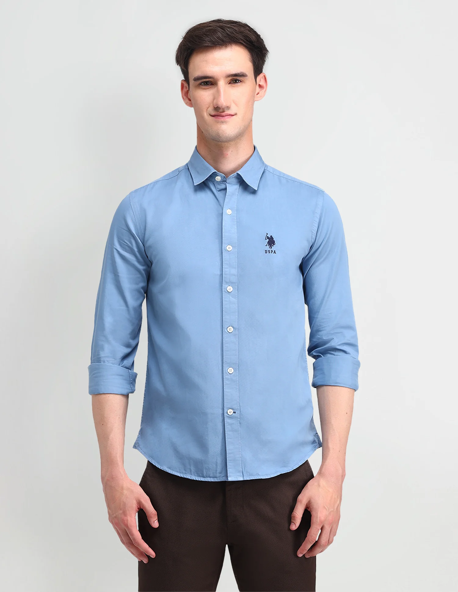 Solid Slim Fit Shirt - Image 6