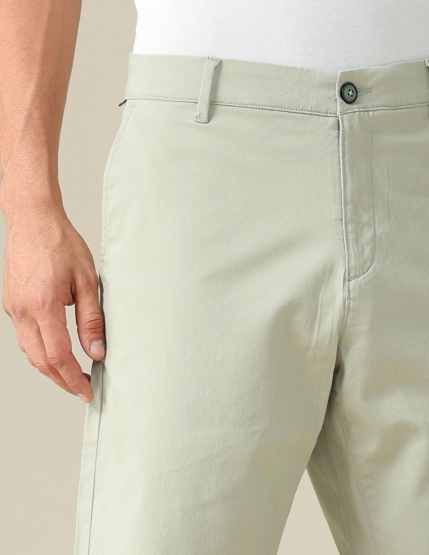 Solid Slim Fit Shorts - Image 7