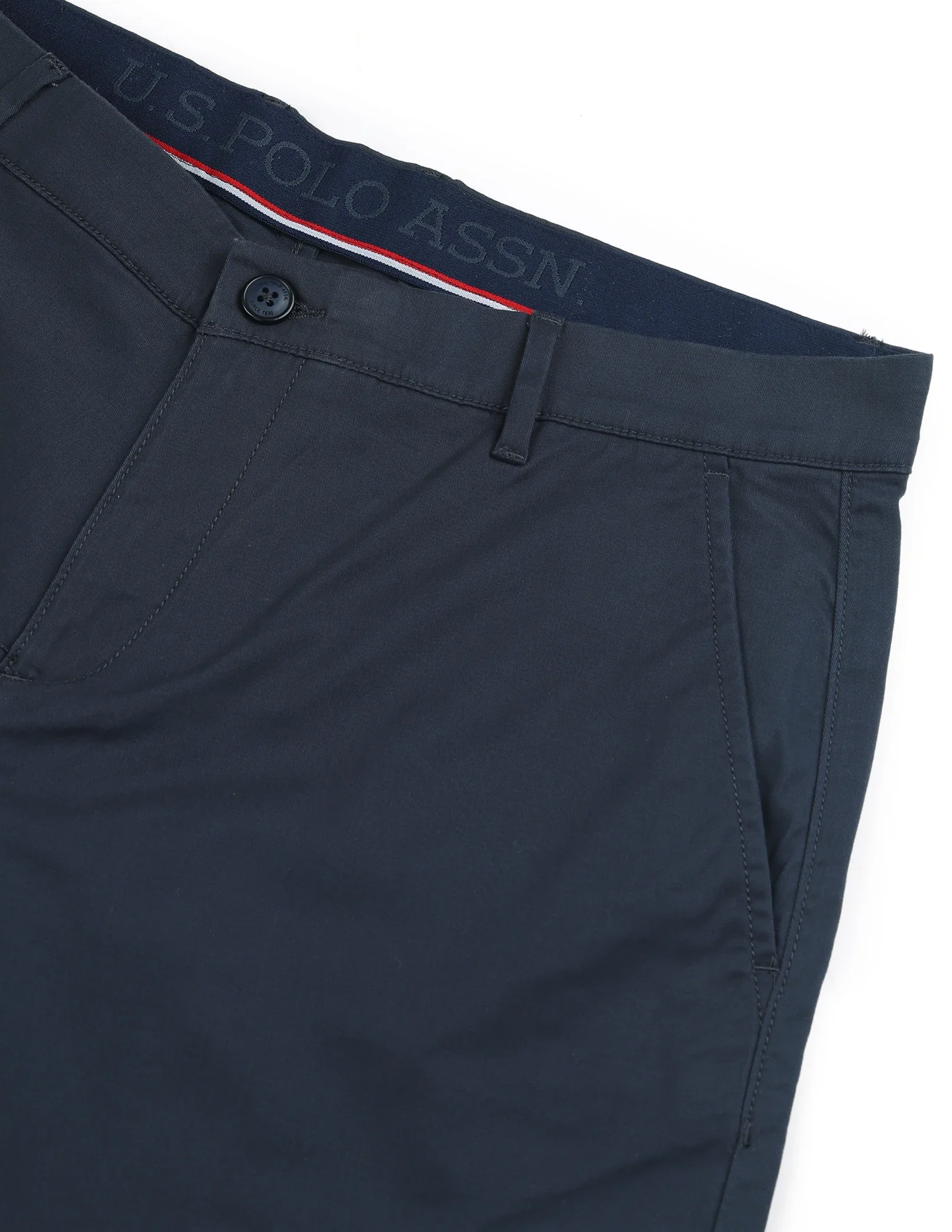 Solid Slim Fit Shorts - Image 2