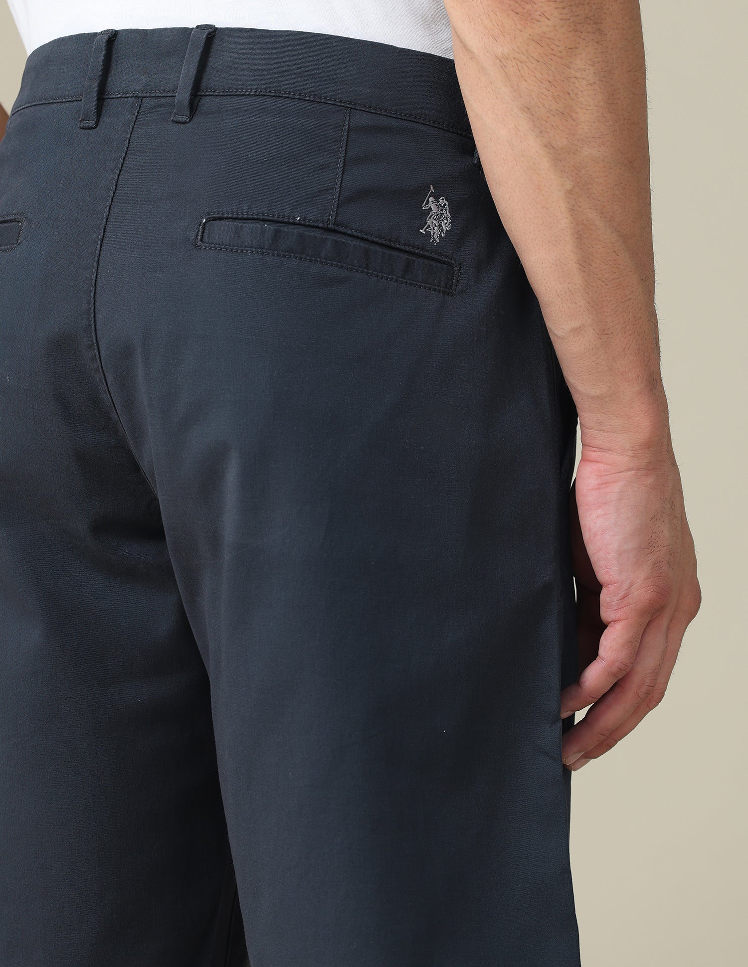 Solid Slim Fit Shorts - Image 8
