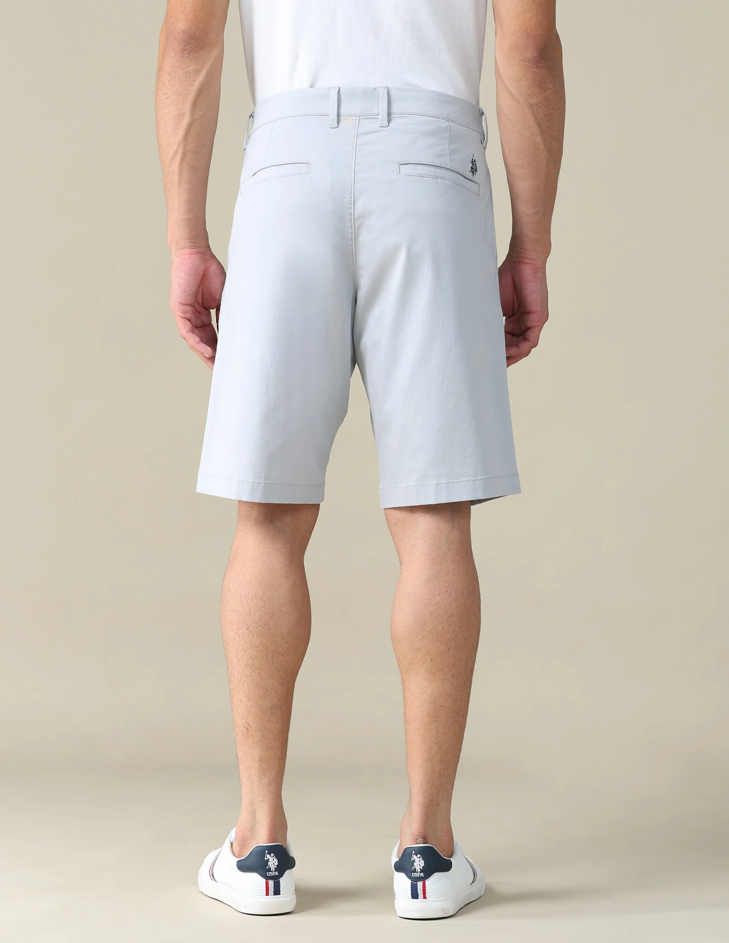Solid Slim Fit Shorts - Image 5