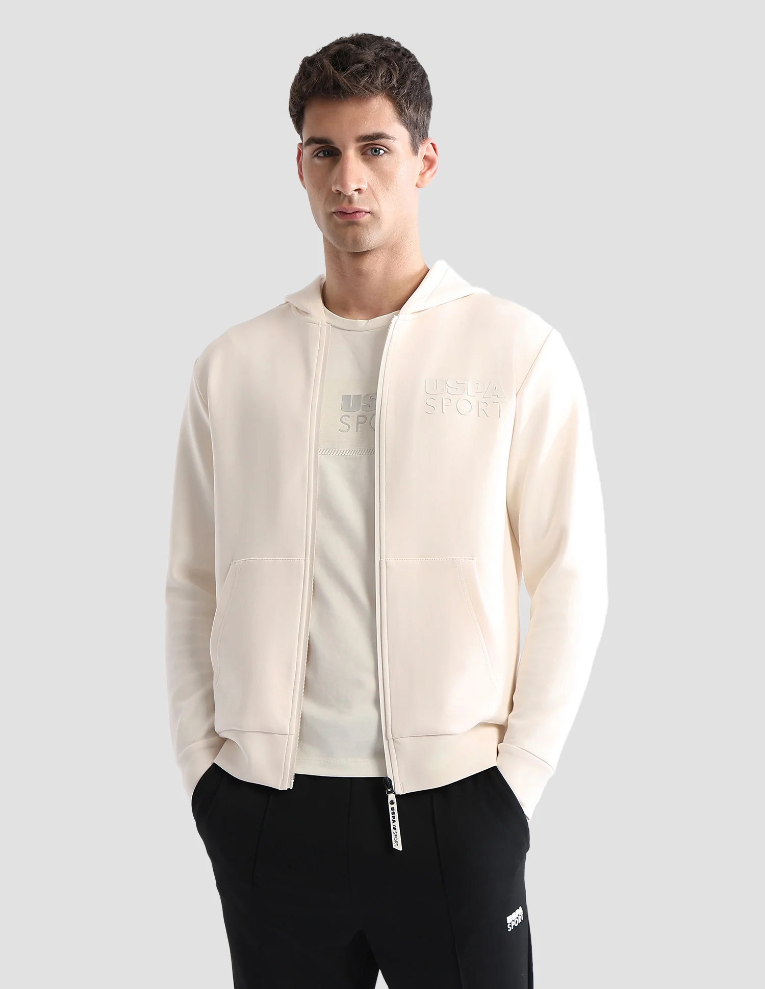 Solid Slim Fit Sweatshirt