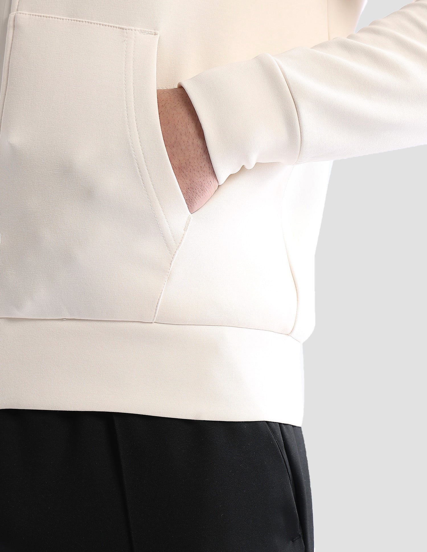 Solid Slim Fit Sweatshirt - Image 8