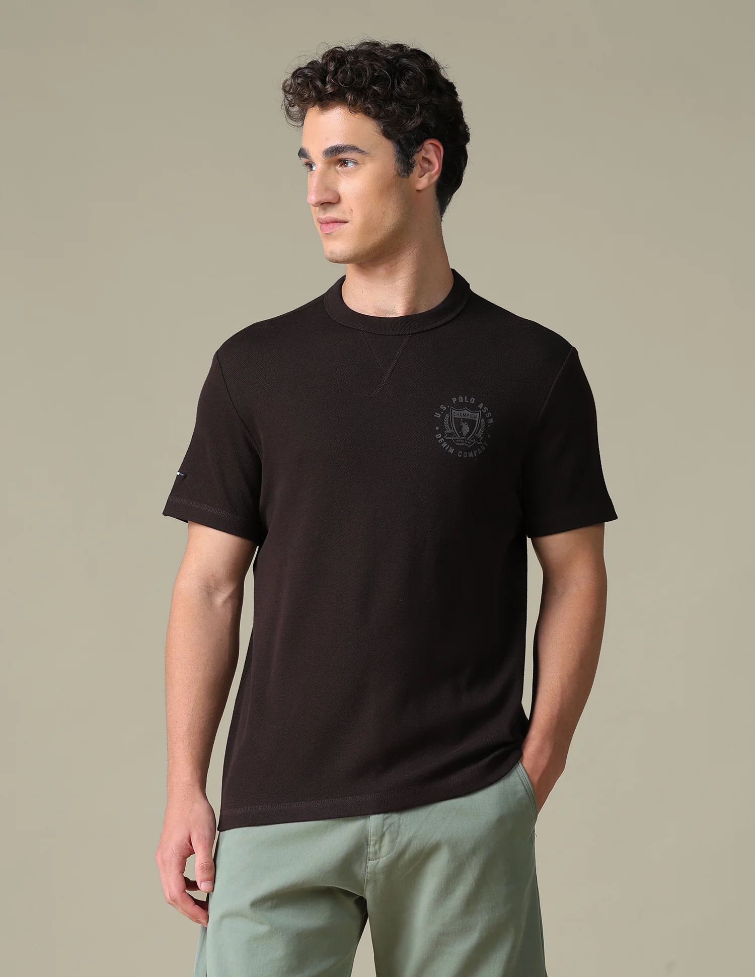 Solid Slim Fit T-Shirt - Image 6
