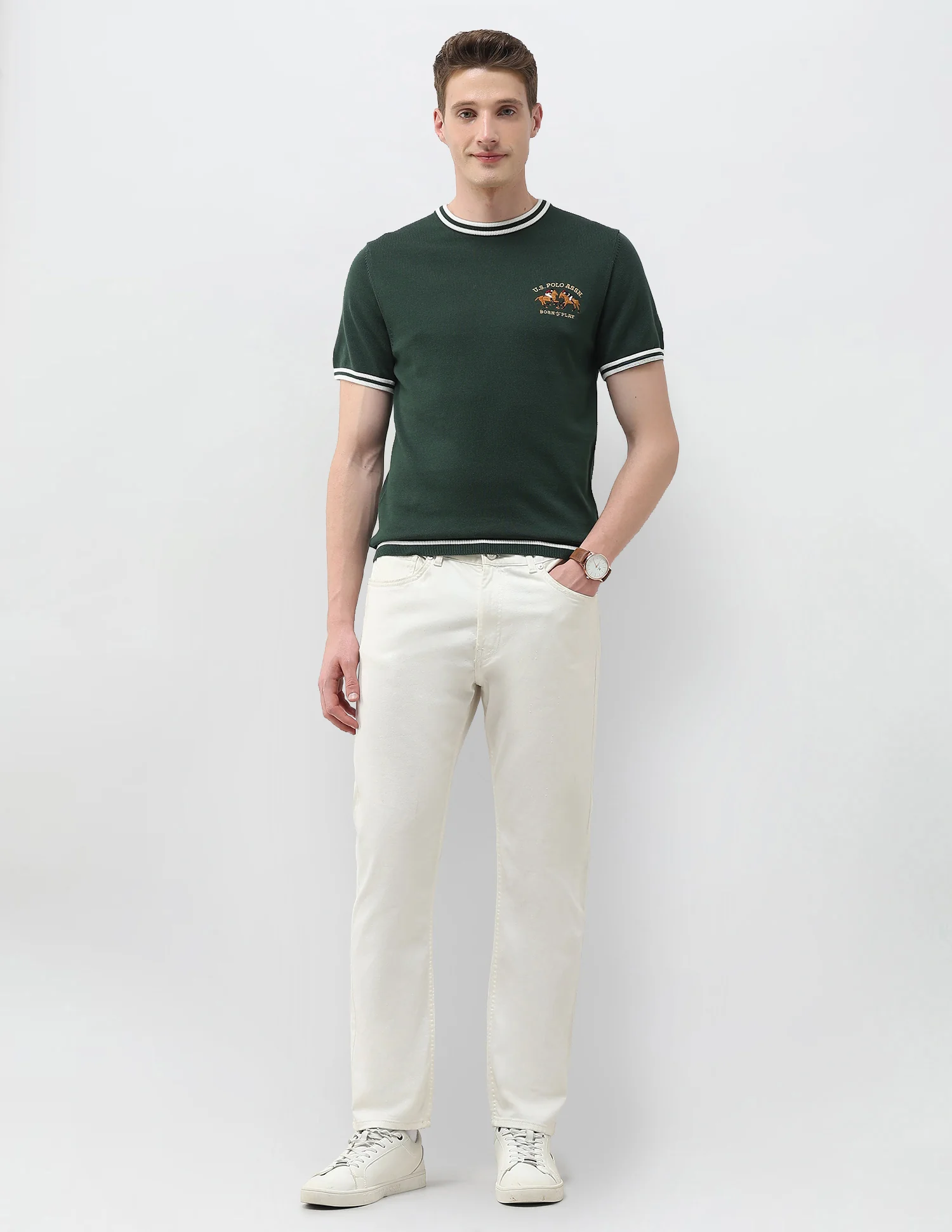 Solid Slim Fit T-Shirt - Image 3