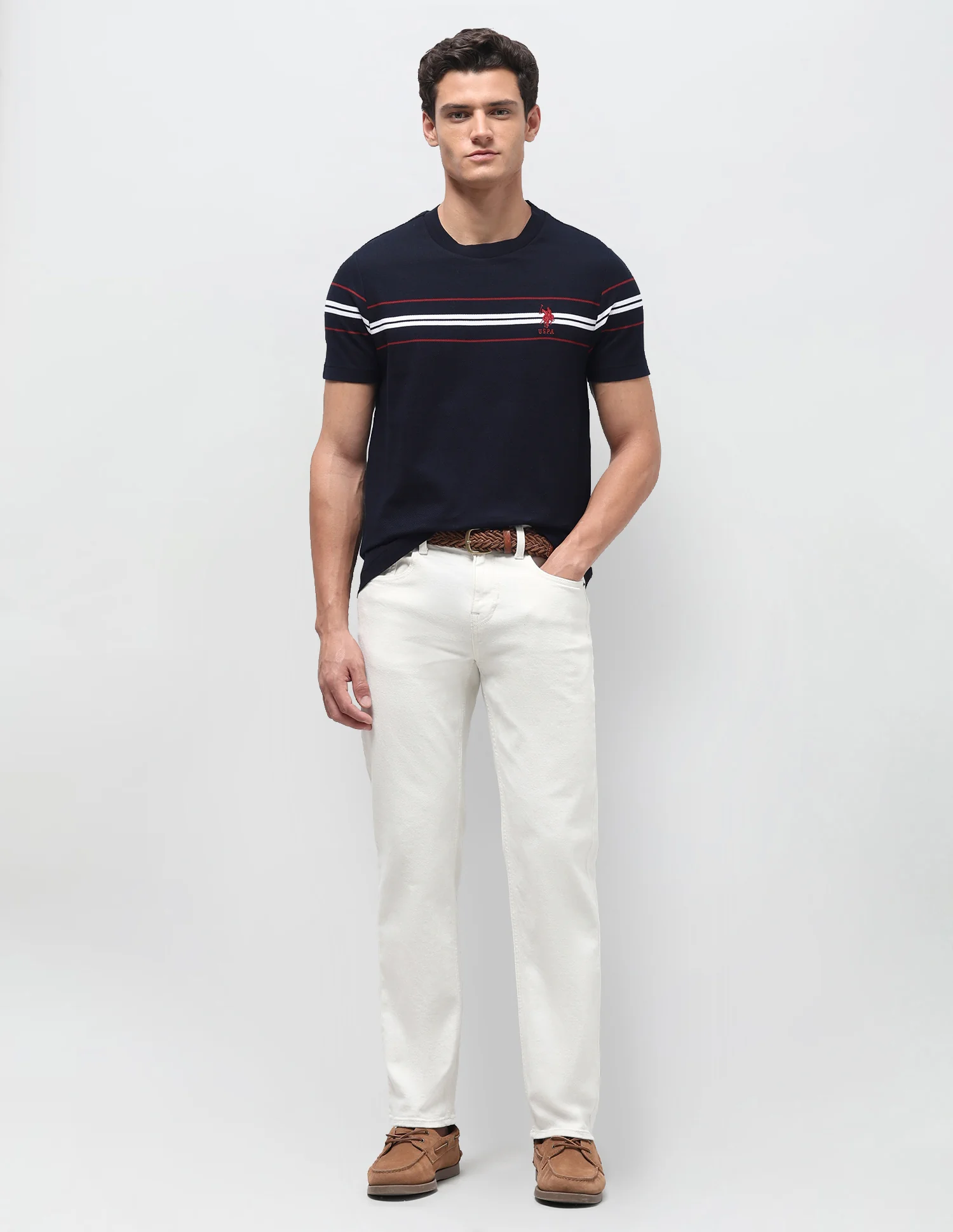 Solid Slim Fit T-Shirt - Image 3