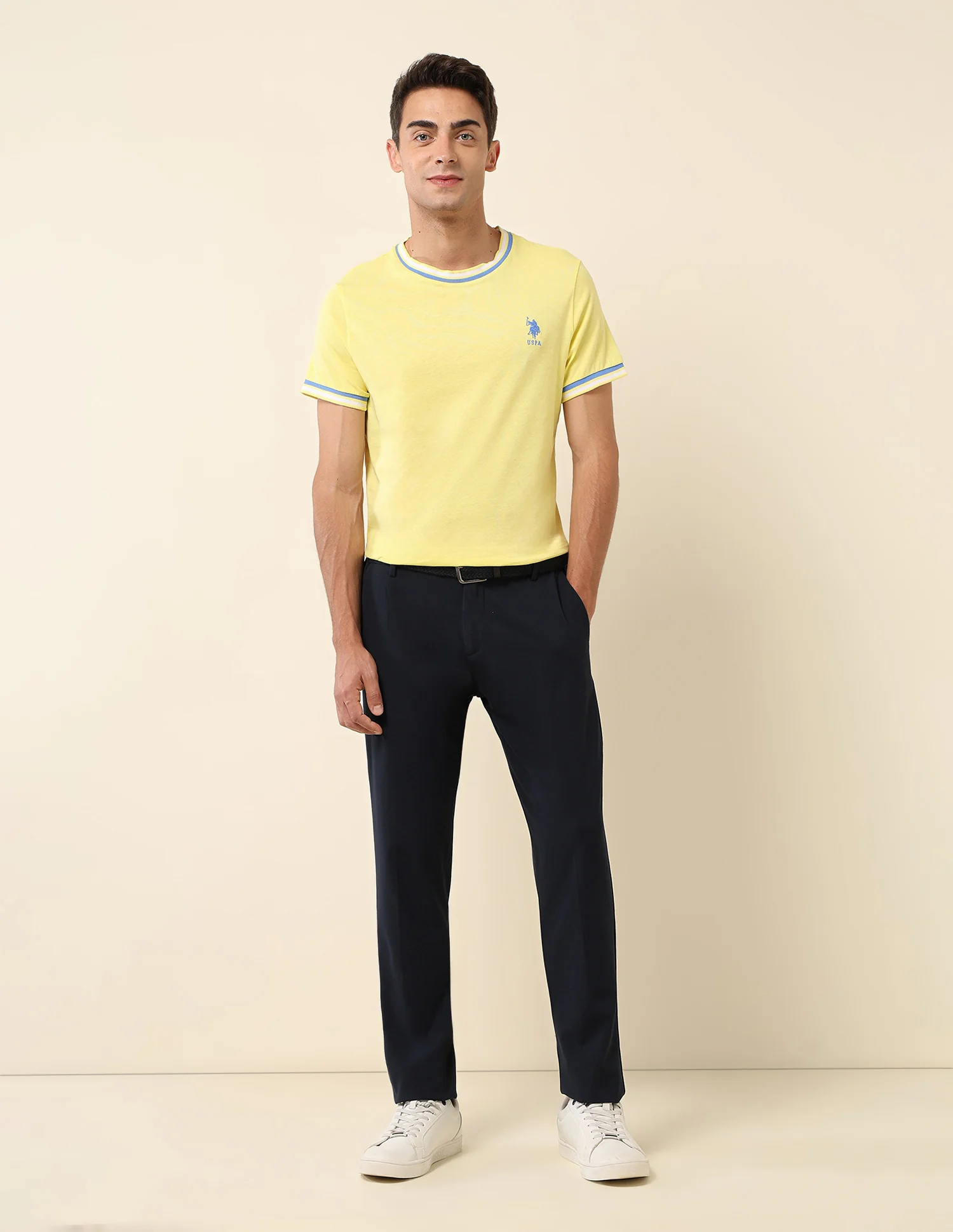 Solid Slim Fit T- Shirt - Image 3