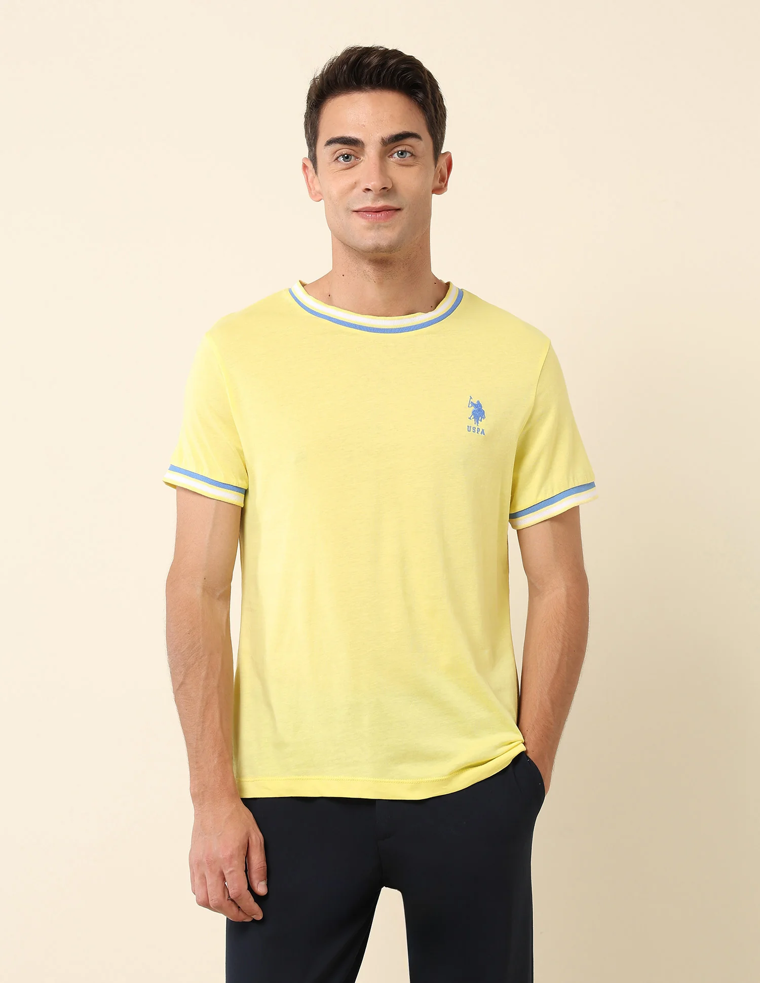 Solid Slim Fit T- Shirt - Image 6