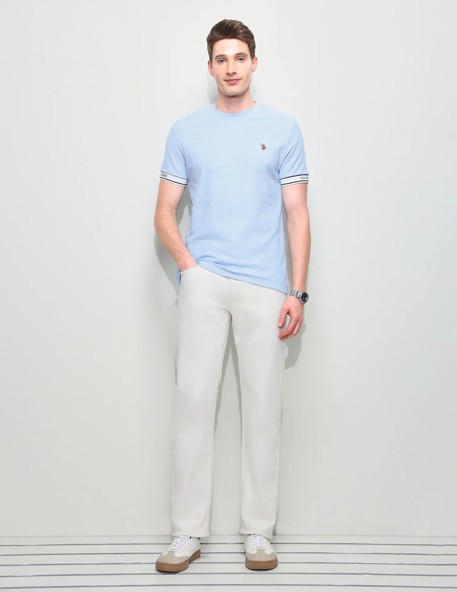 Solid Slim Fit T-Shirt - Image 3
