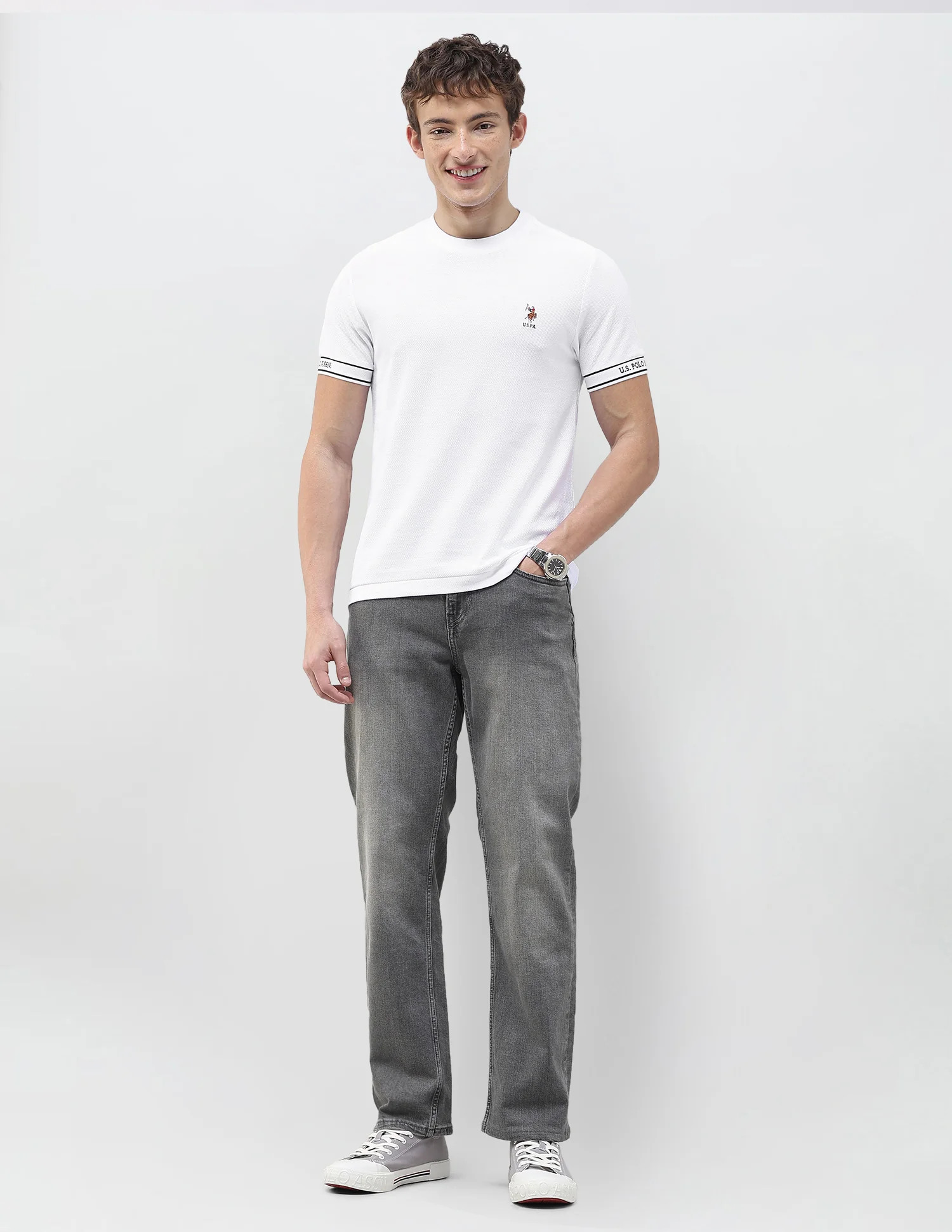 Solid Slim Fit T-Shirt - Image 3