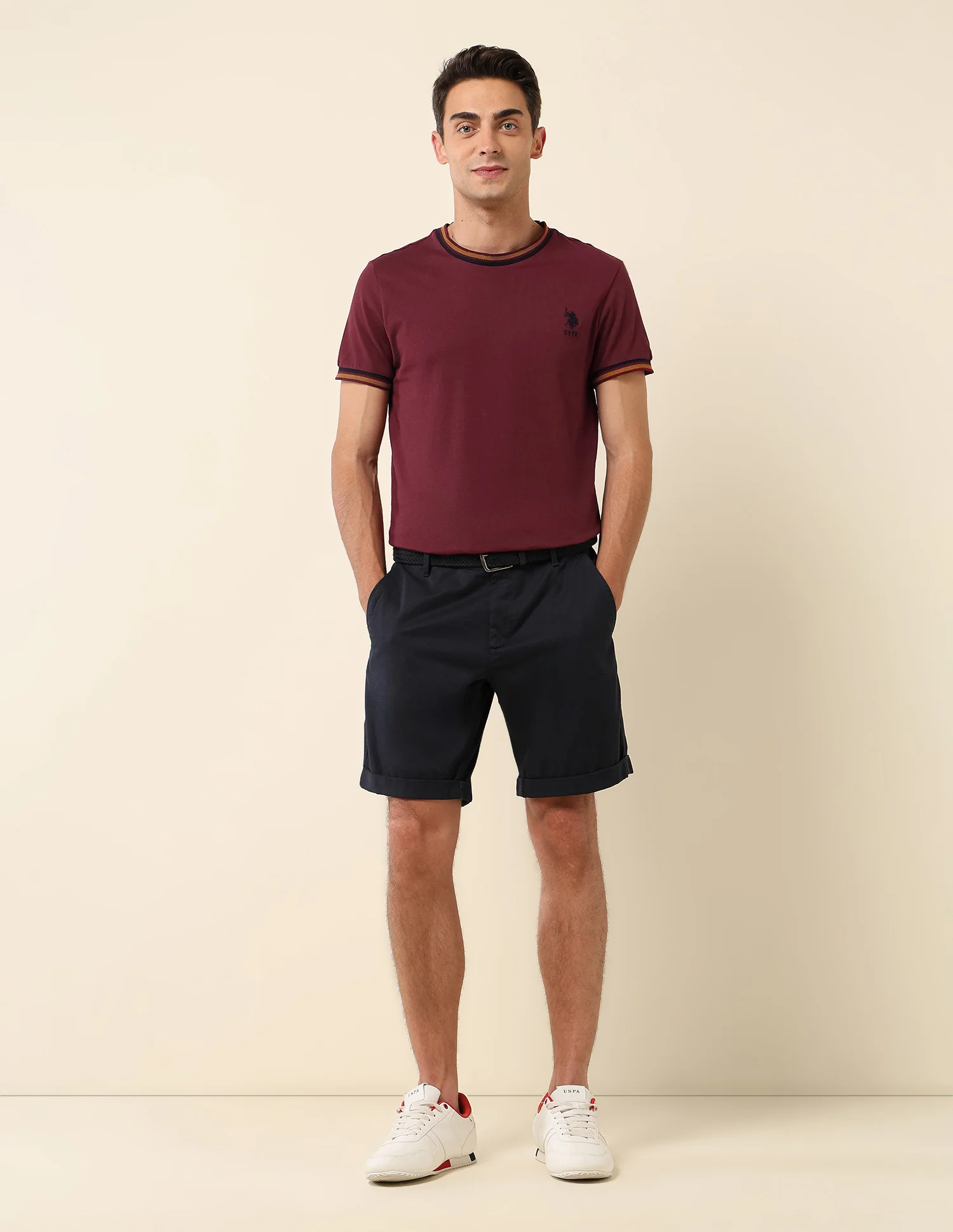 Solid Slim Fit T- Shirt - Image 3