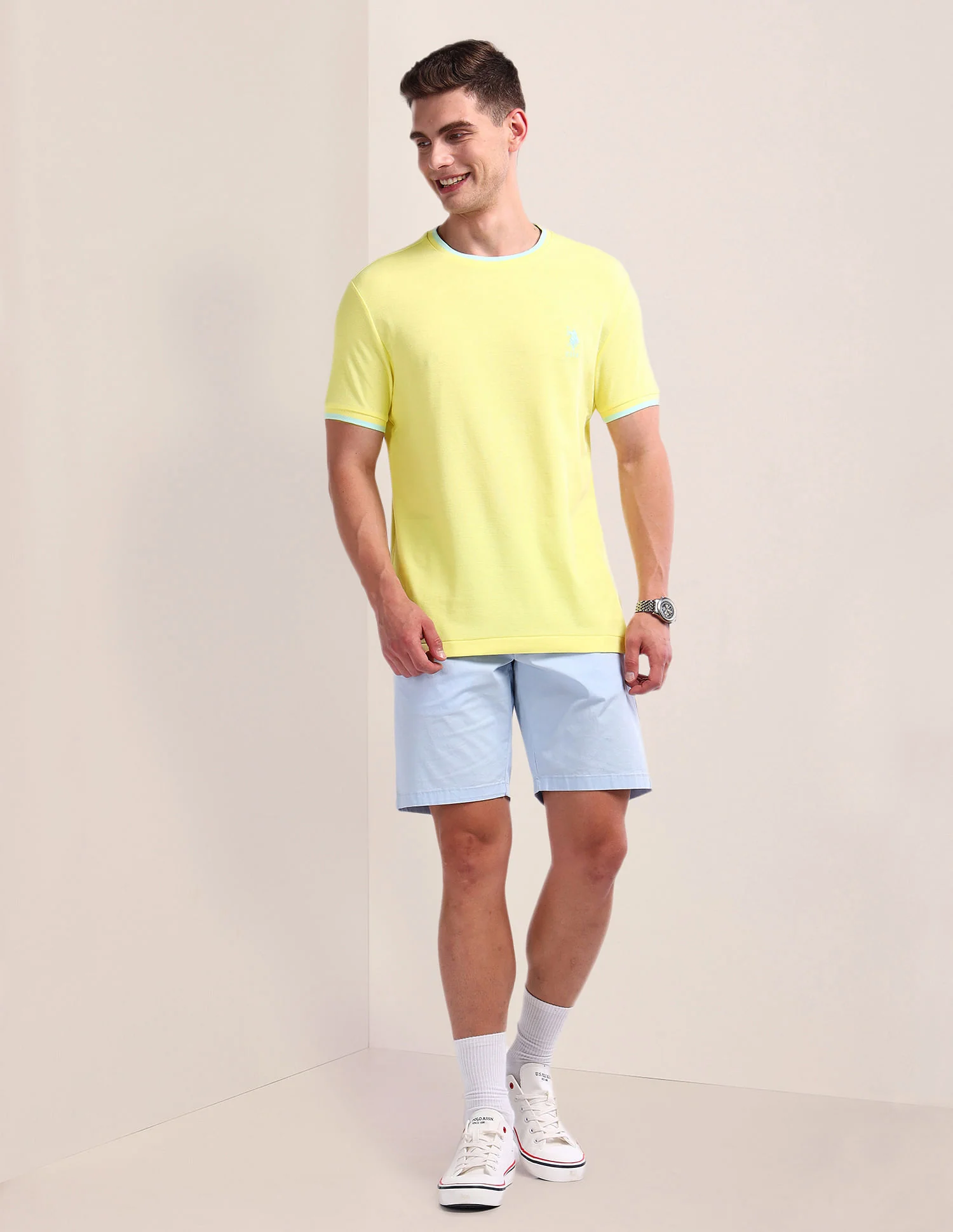 Solid Slim Fit T-Shirt - Image 3