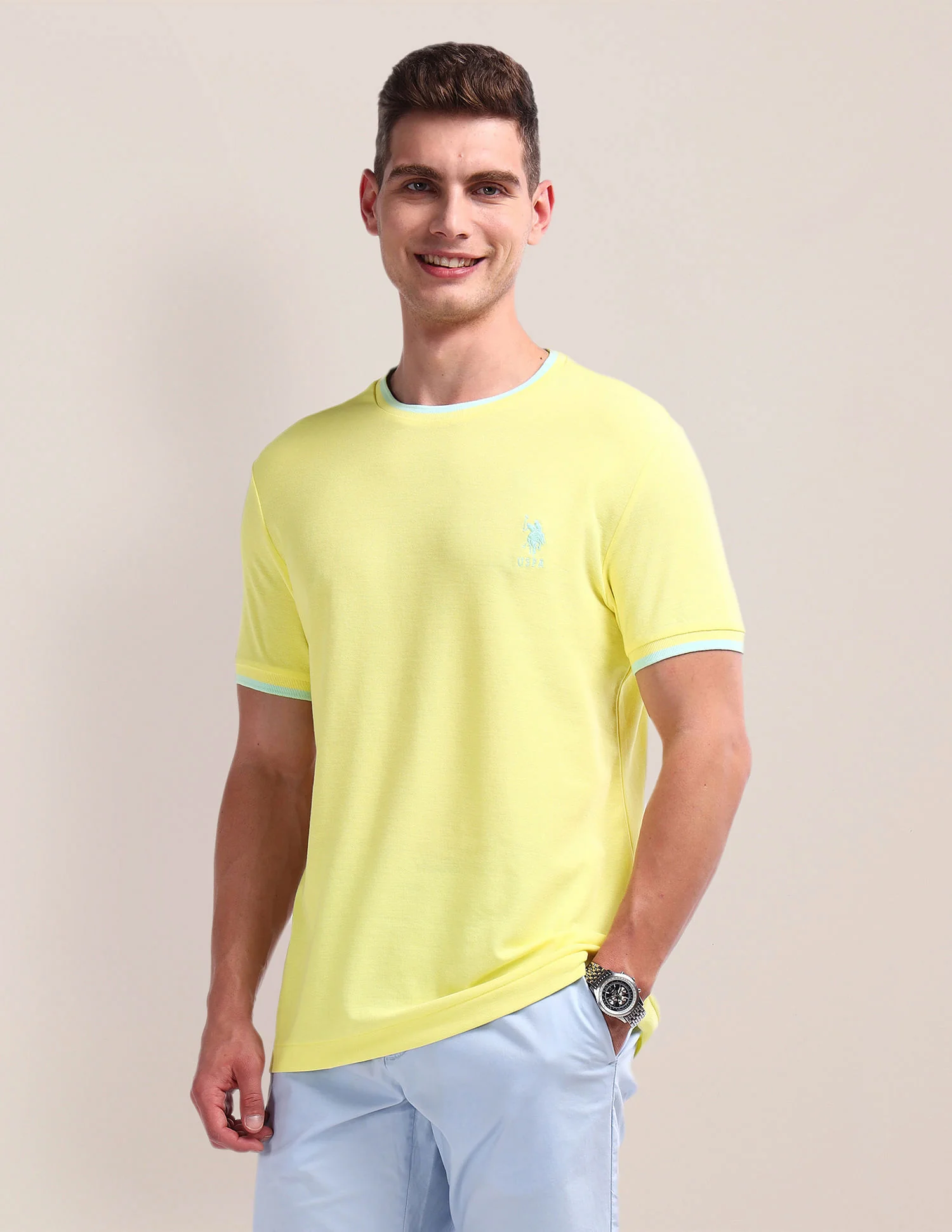 Solid Slim Fit T-Shirt - Image 6