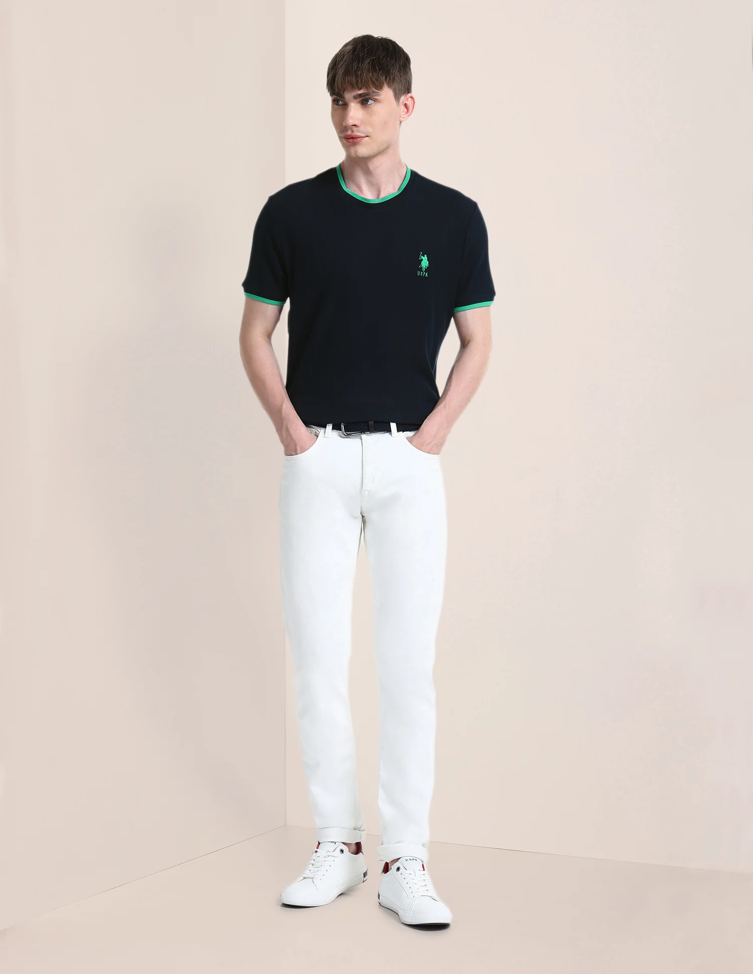 Solid Slim Fit T-Shirt - Image 3