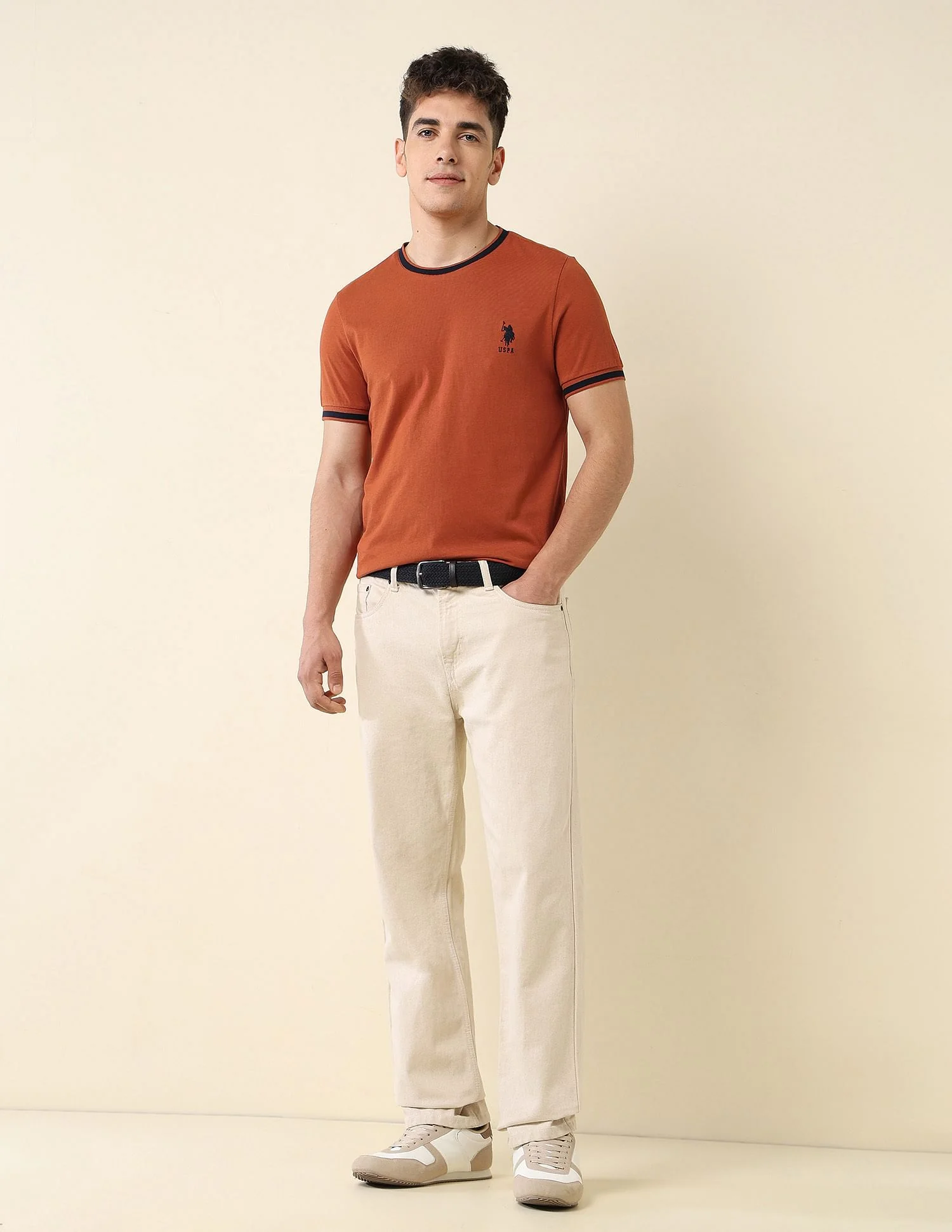 Solid Slim Fit T-Shirt - Image 3