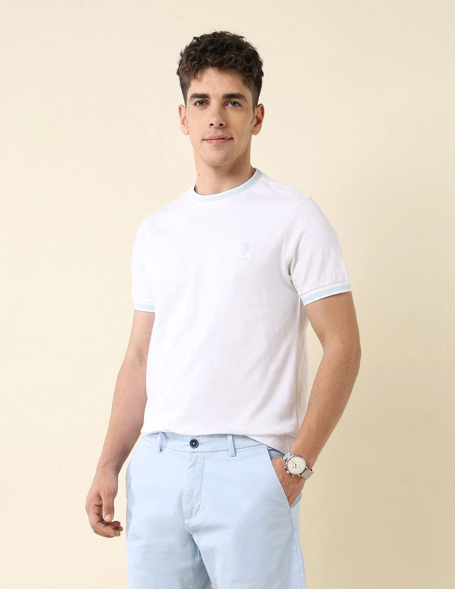 Solid Slim Fit T-Shirt