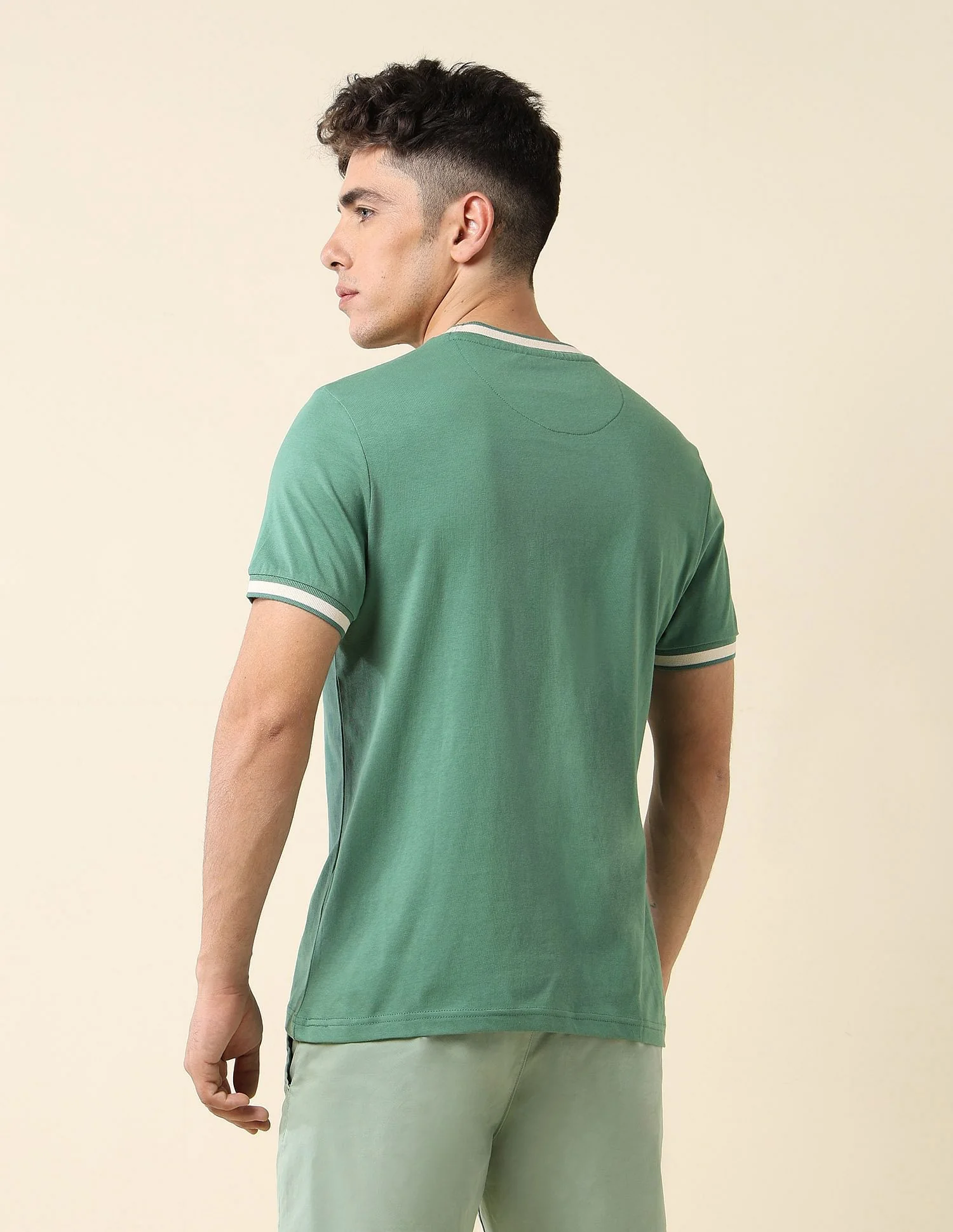 Solid Slim Fit T-Shirt - Image 5