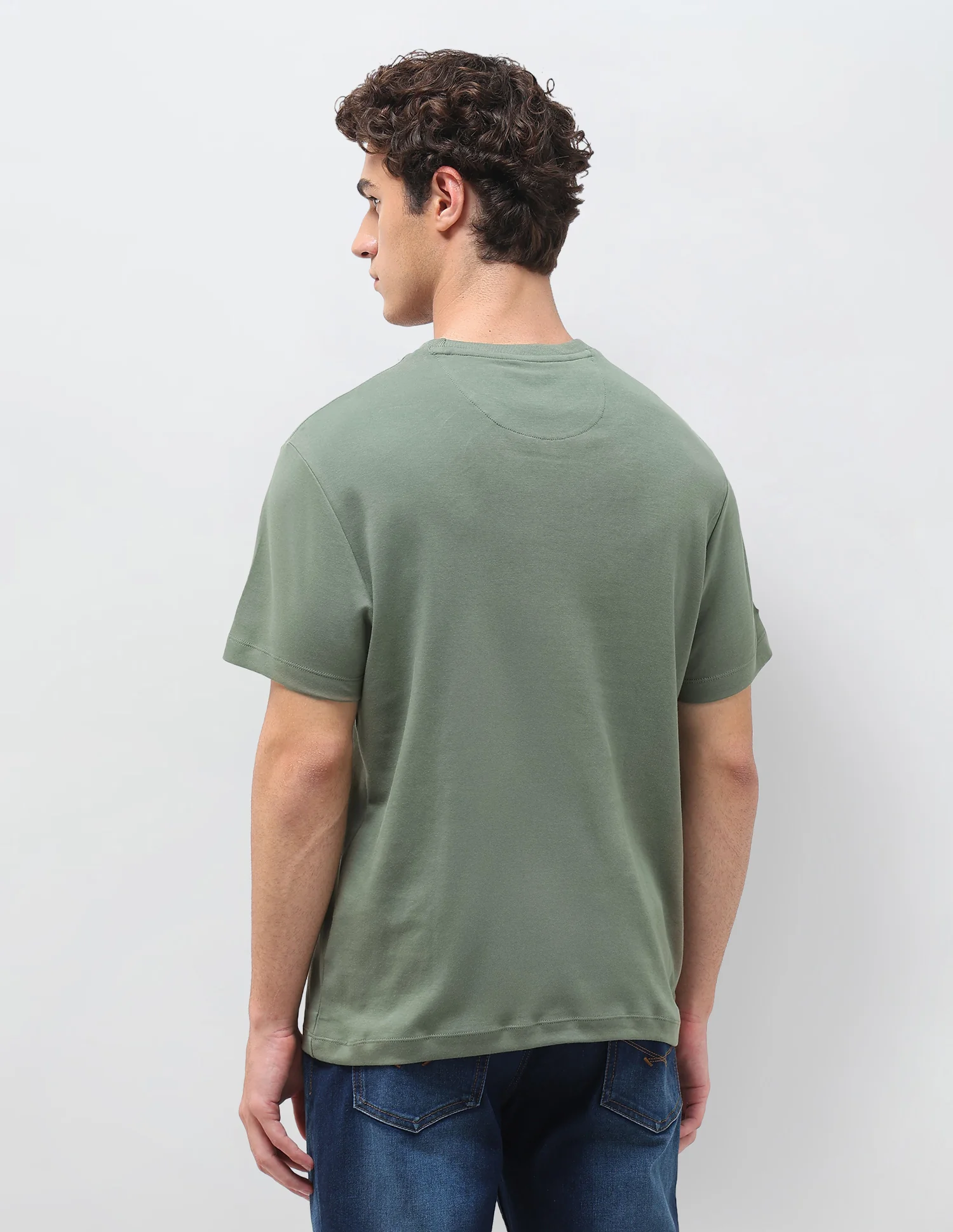 Solid Slim Fit T-Shirt - Image 5
