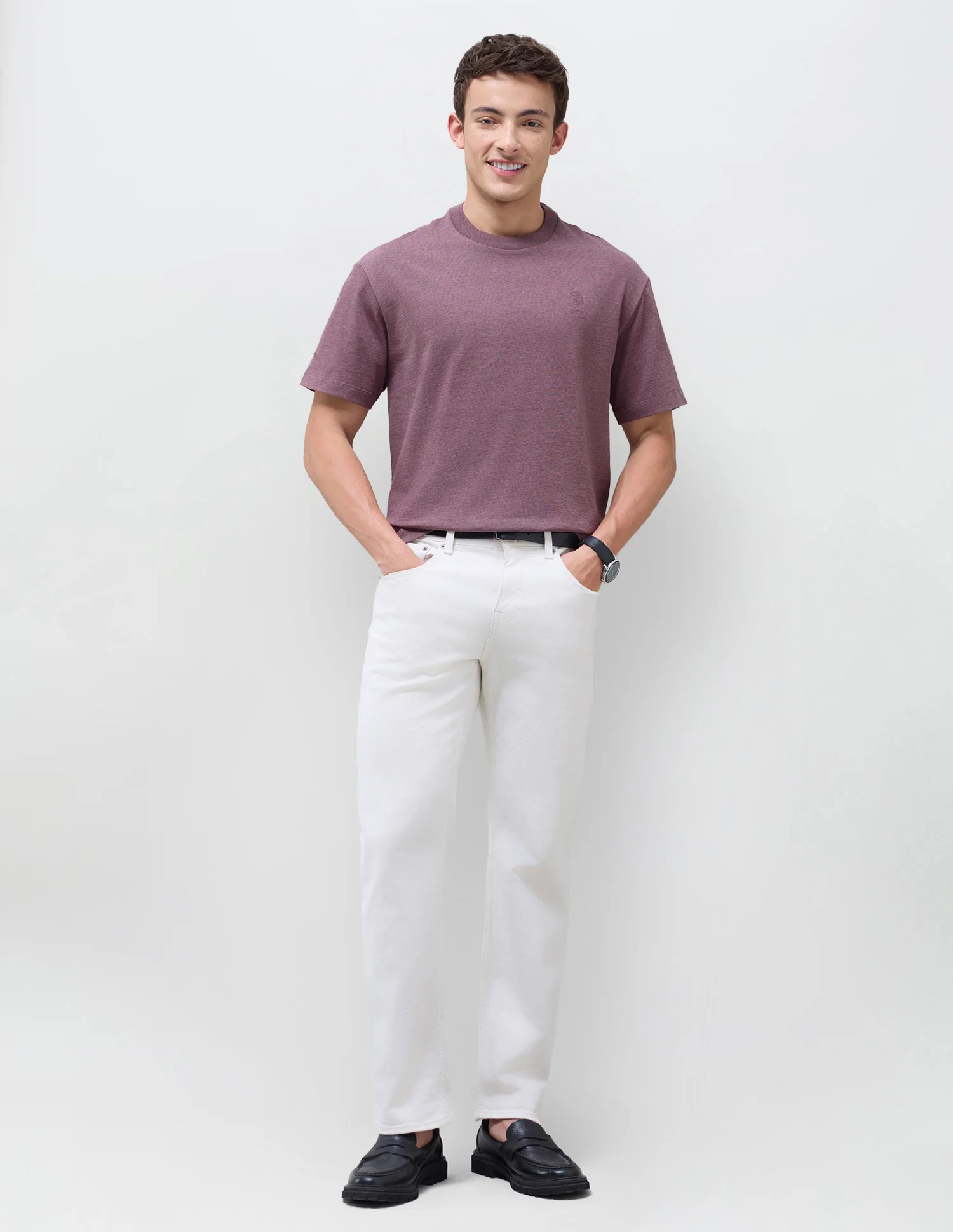 Solid Slim Fit T-Shirt - Image 3