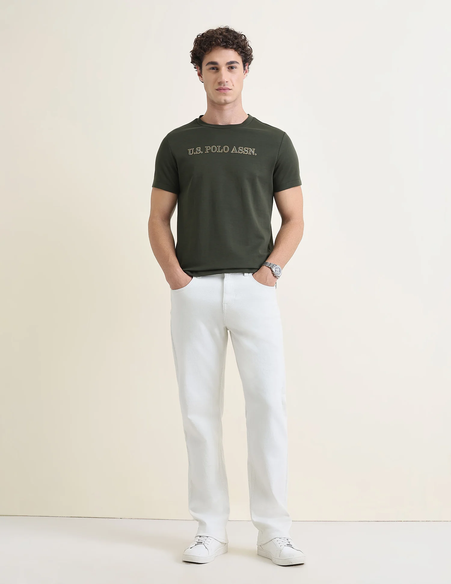 Solid Slim Fit T-Shirt - Image 3