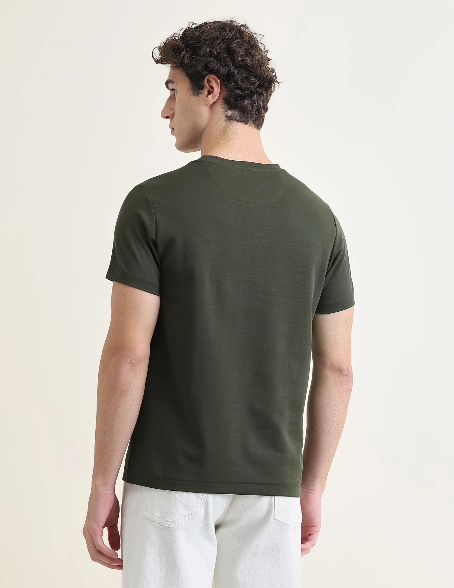Solid Slim Fit T-Shirt - Image 5