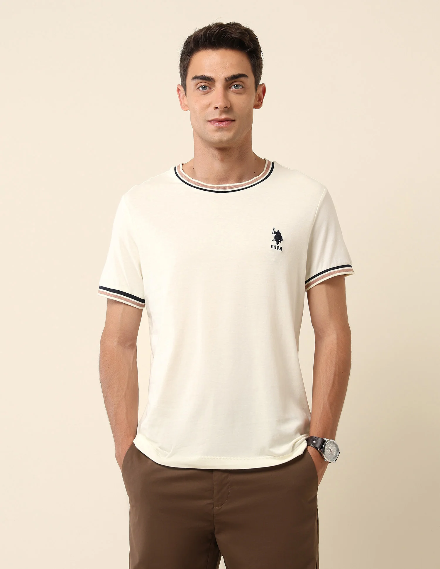 Solid Slim Fit T- Shirt