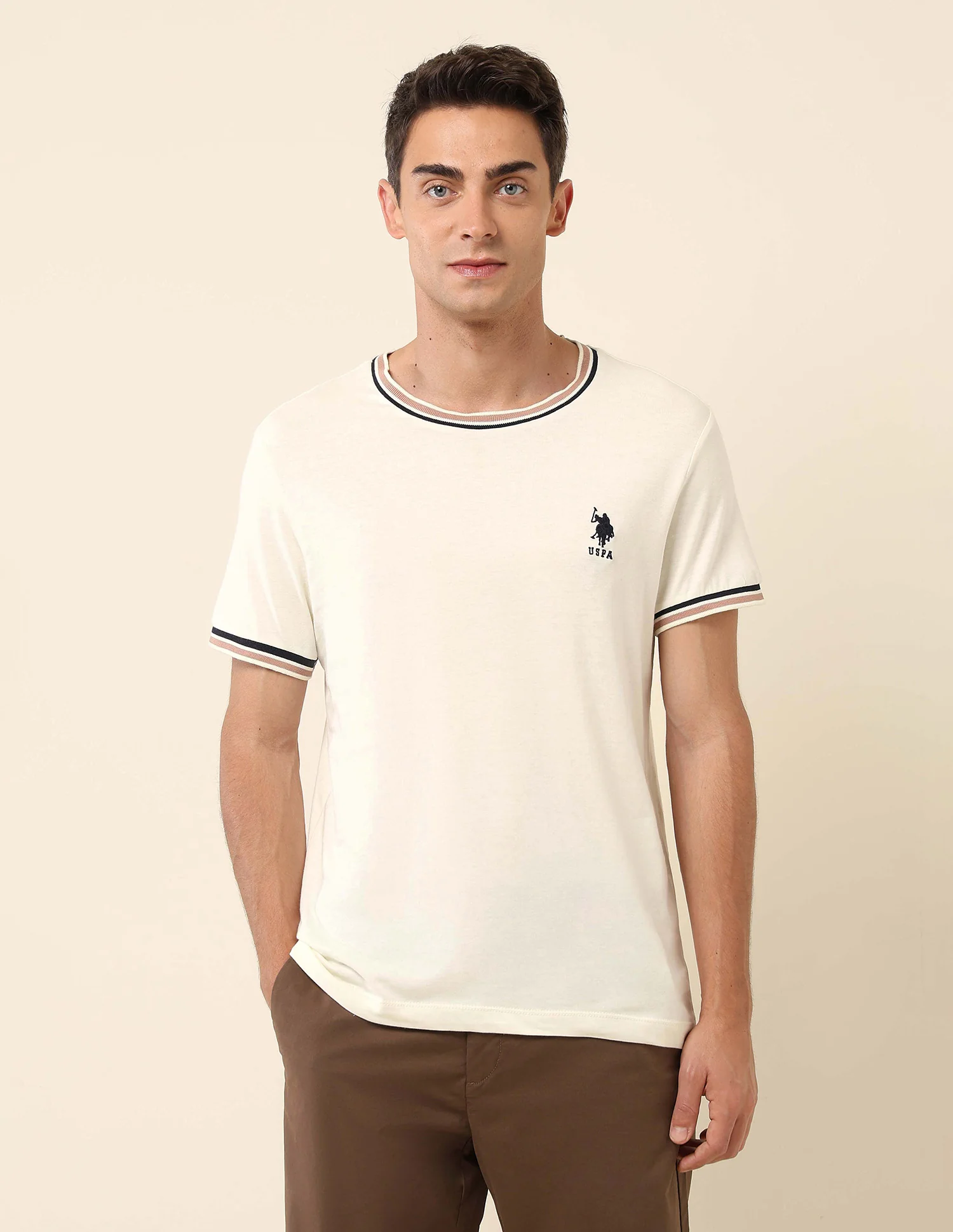 Solid Slim Fit T- Shirt - Image 6