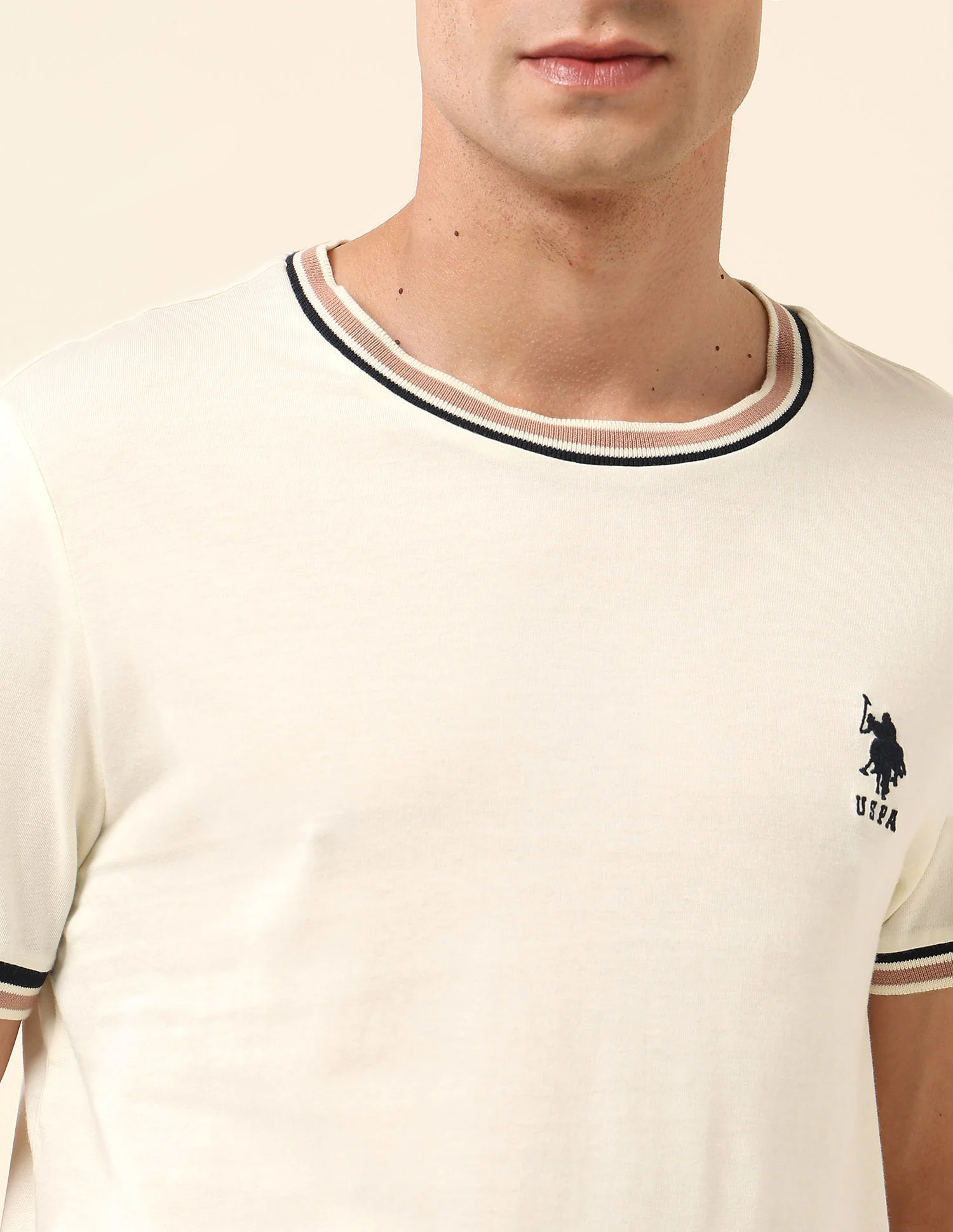 Solid Slim Fit T- Shirt - Image 7