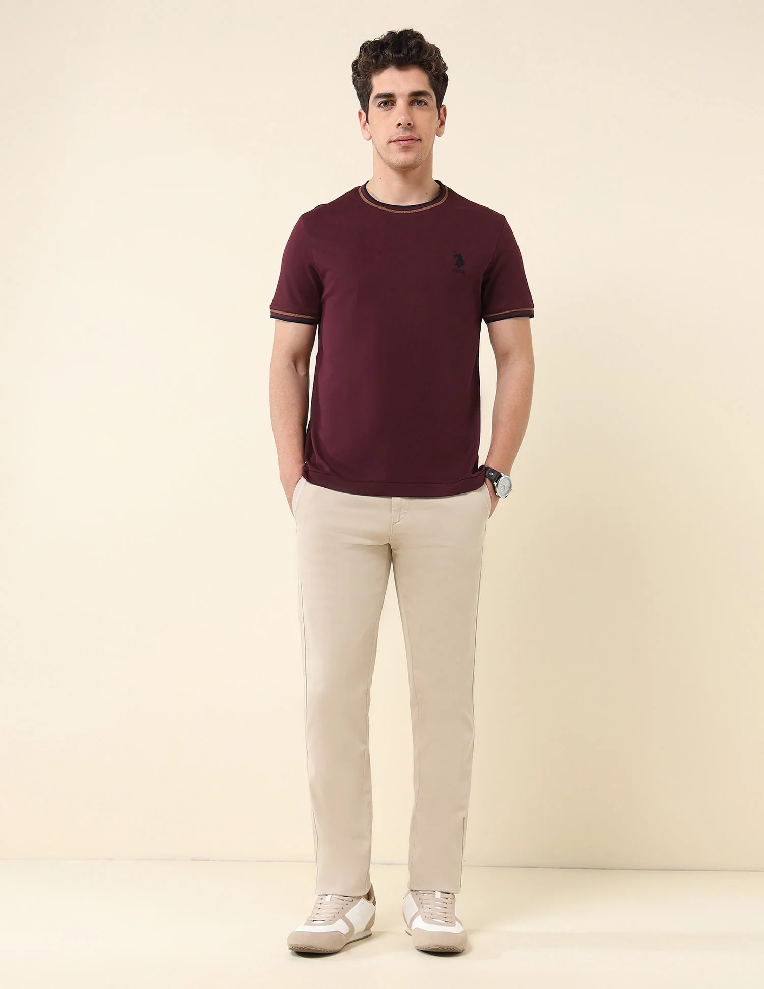 Solid Slim Fit T-Shirt - Image 3