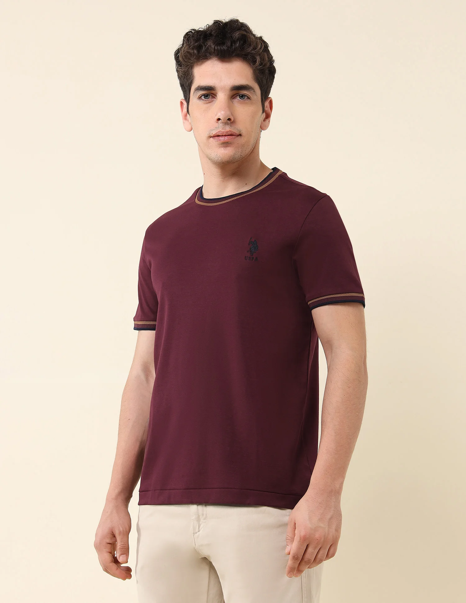 Solid Slim Fit T-Shirt - Image 4