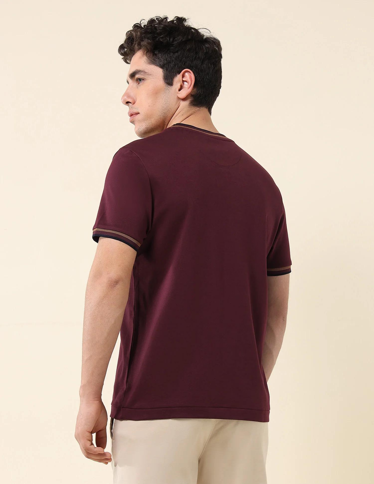 Solid Slim Fit T-Shirt - Image 5
