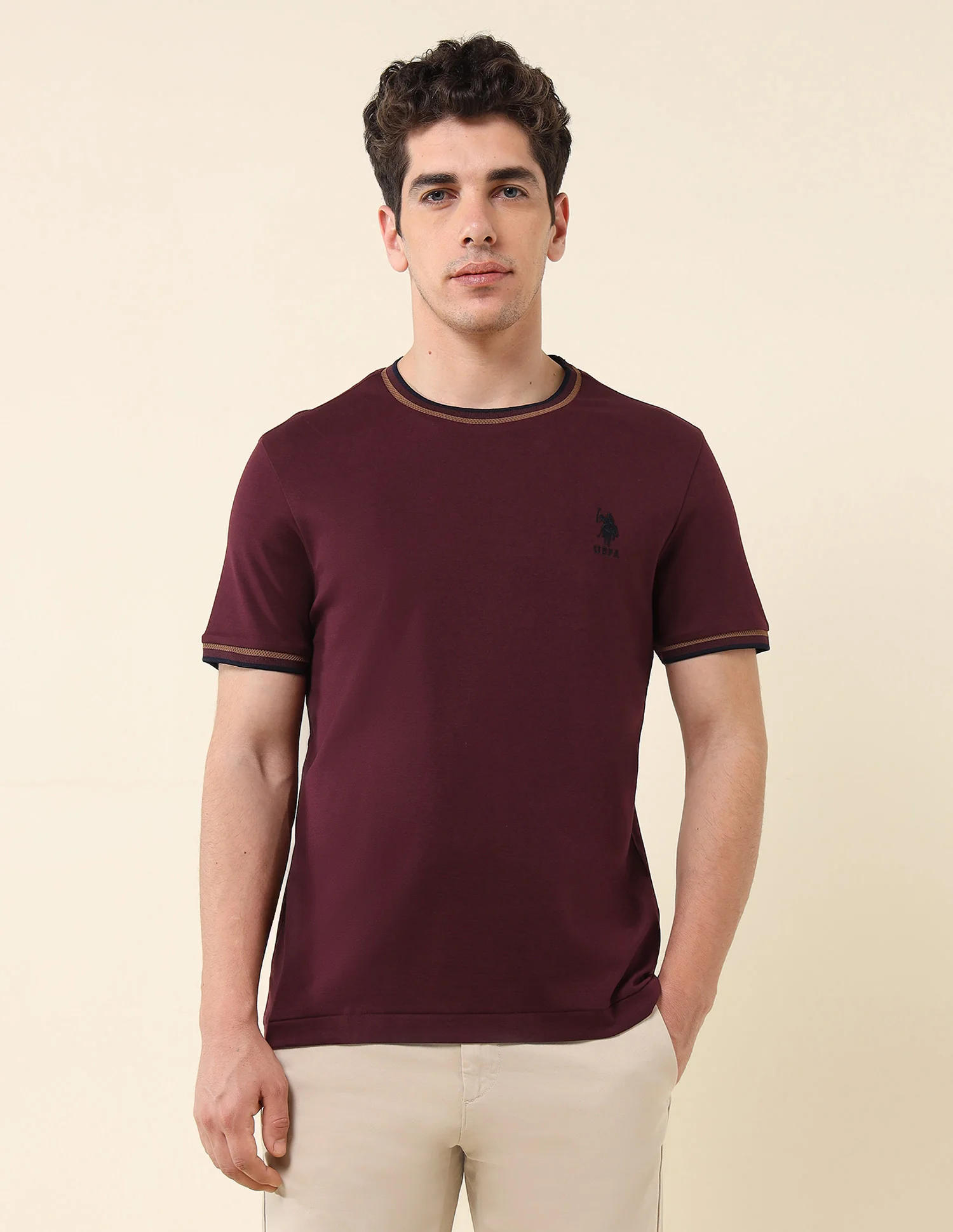 Solid Slim Fit T-Shirt - Image 6