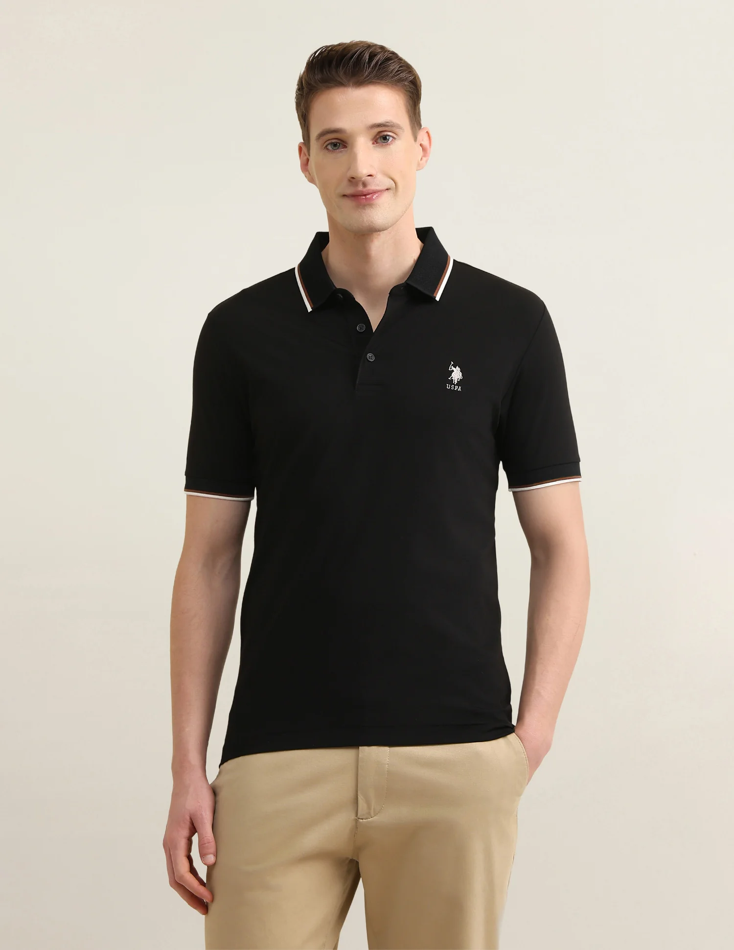 Solid Sotogrande Slim Fit Polo Shirt - Image 6